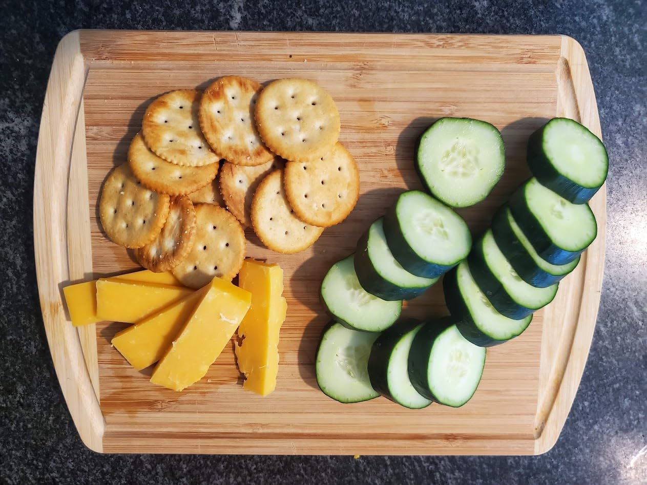 Greener Chef Luxury Bamboo Cutting Board (Extra Large) with Vertical Grain Strength Technology - Non Toxic, Spacious and Lightweight 18 XL Chopping Board Gift - Replacements for Life customer photo 1