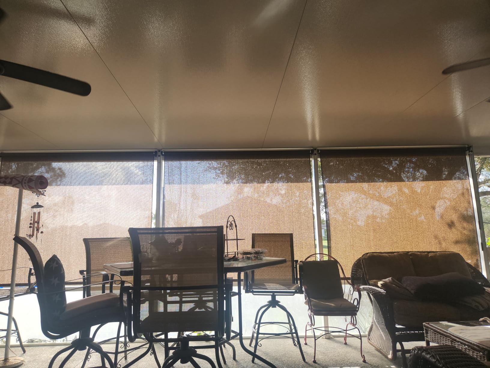 Coolaroo Outdoor Cordless Sun Blocking Roller Shade customer photo 1
