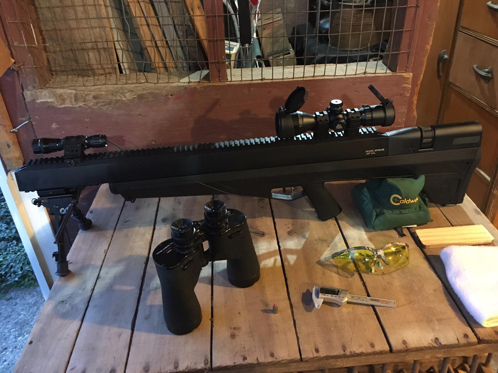 Benjamin Bulldog Hunting Rifle .357 Caliber PCP Air Rifle customer photo 1