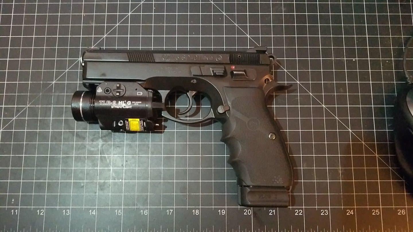 Streamlight 69265 TLR-2 HL 1,000-Lumen 20,000-Candela LED Weapon Light with Green Laser, CR123A Powered and Rail Clamp Mount, Black customer photo 1