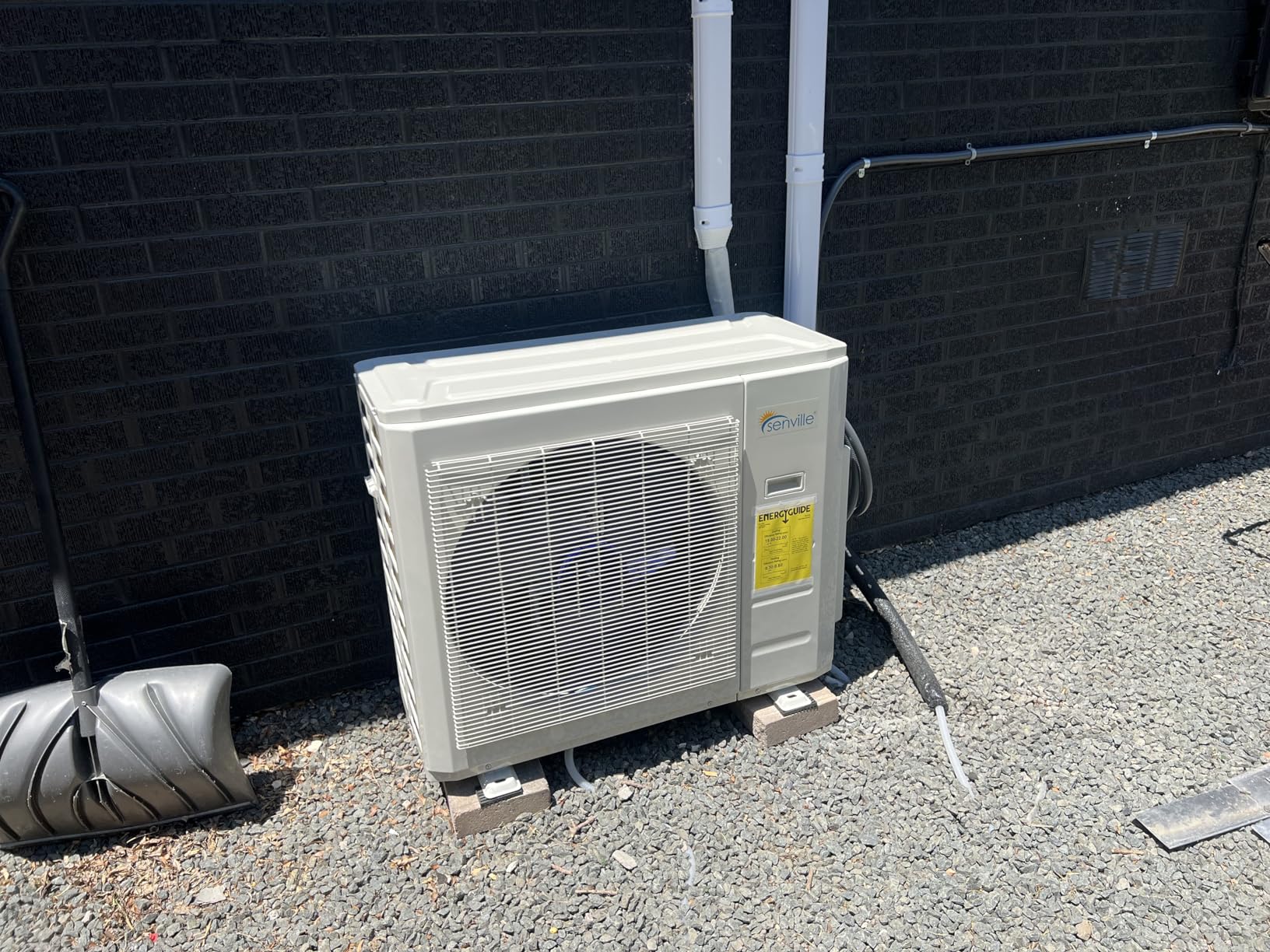 Senville 18000 BTU Dual Zone Mini Split Air Conditioner Heat Pump, 1.5 Ton, 2 Zone, Works with Alexa, White customer photo 1