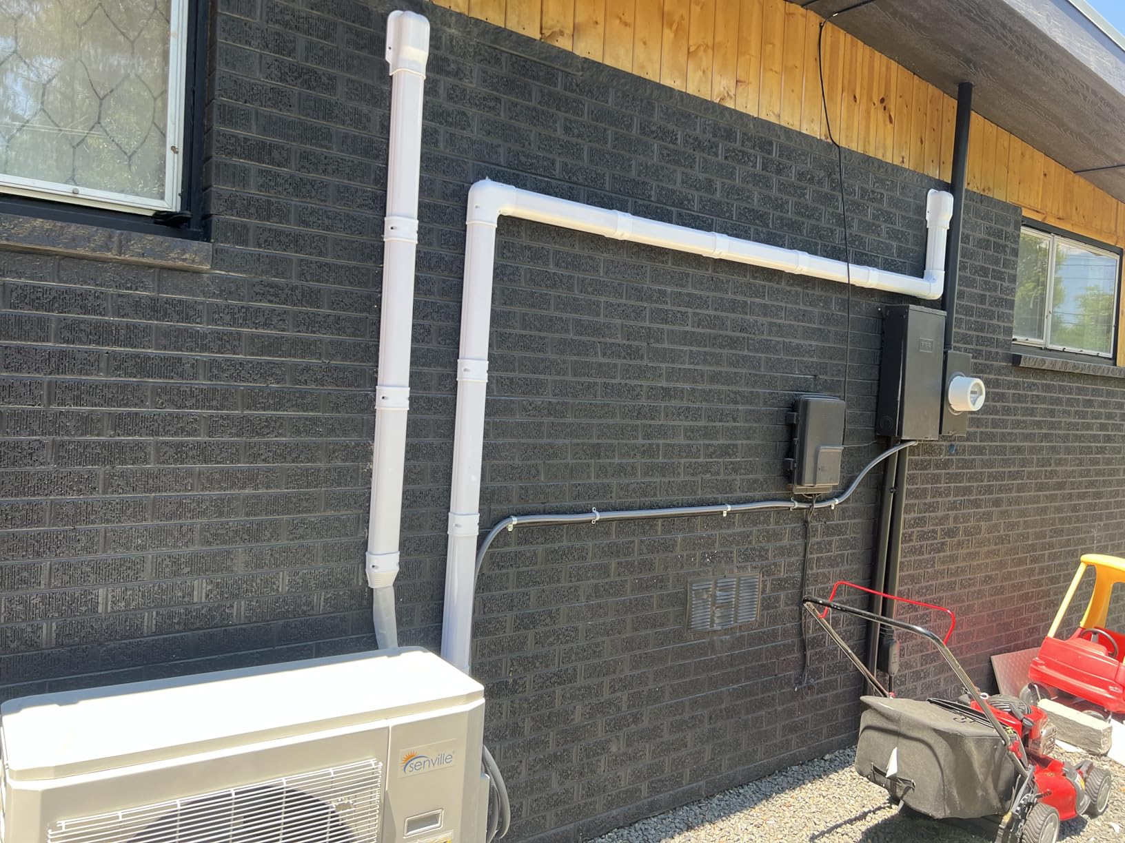 Senville 18000 BTU Dual Zone Mini Split Air Conditioner Heat Pump, 1.5 Ton, 2 Zone, Works with Alexa, White customer photo 2