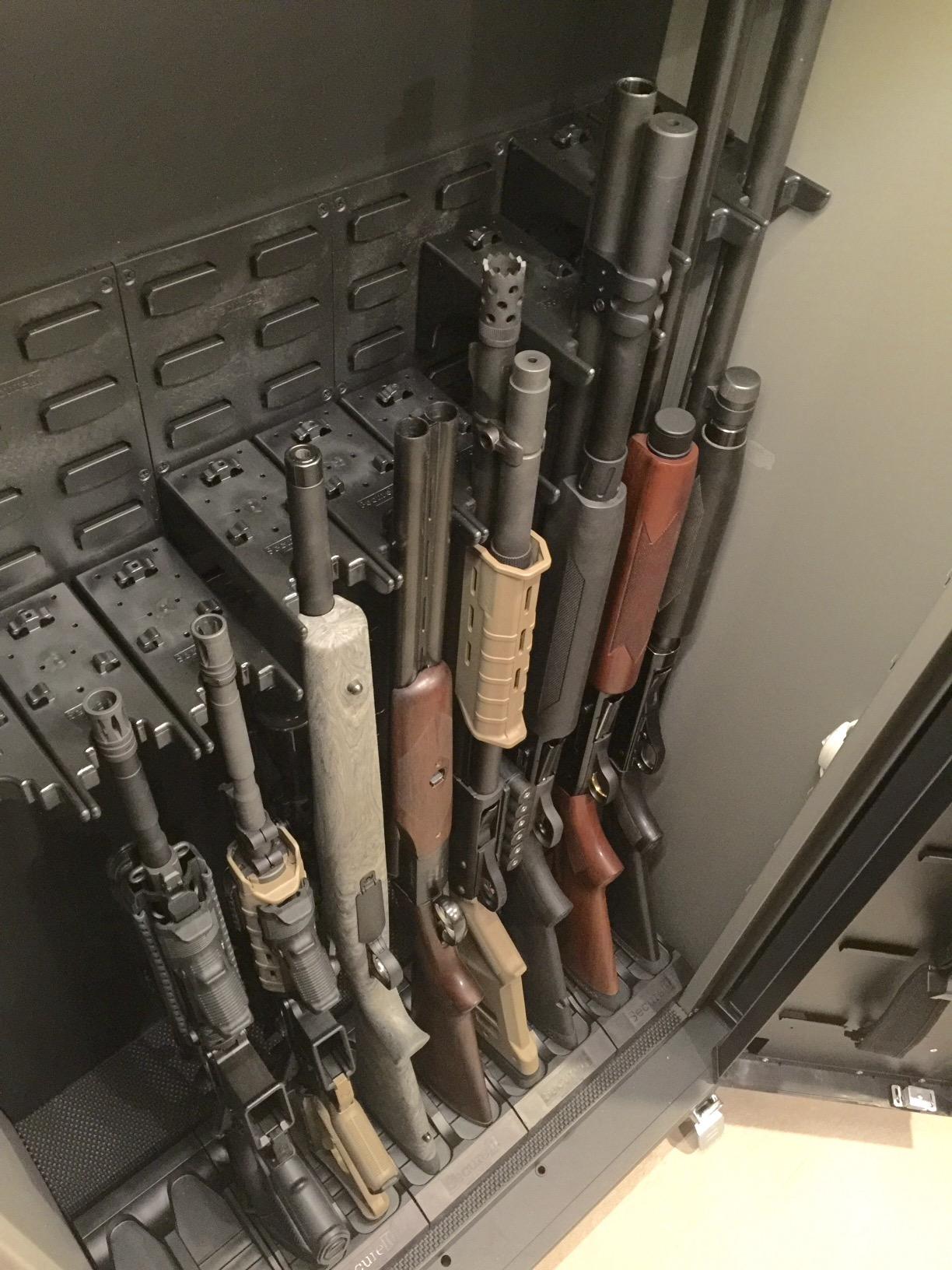 SecureIt Gun Storage Gun Safe Kit: Retrofit 6 - Safely Organize Your Guns with This Easy to Use Modular System, Protect Your Guns Investment from Scratches. customer photo 1