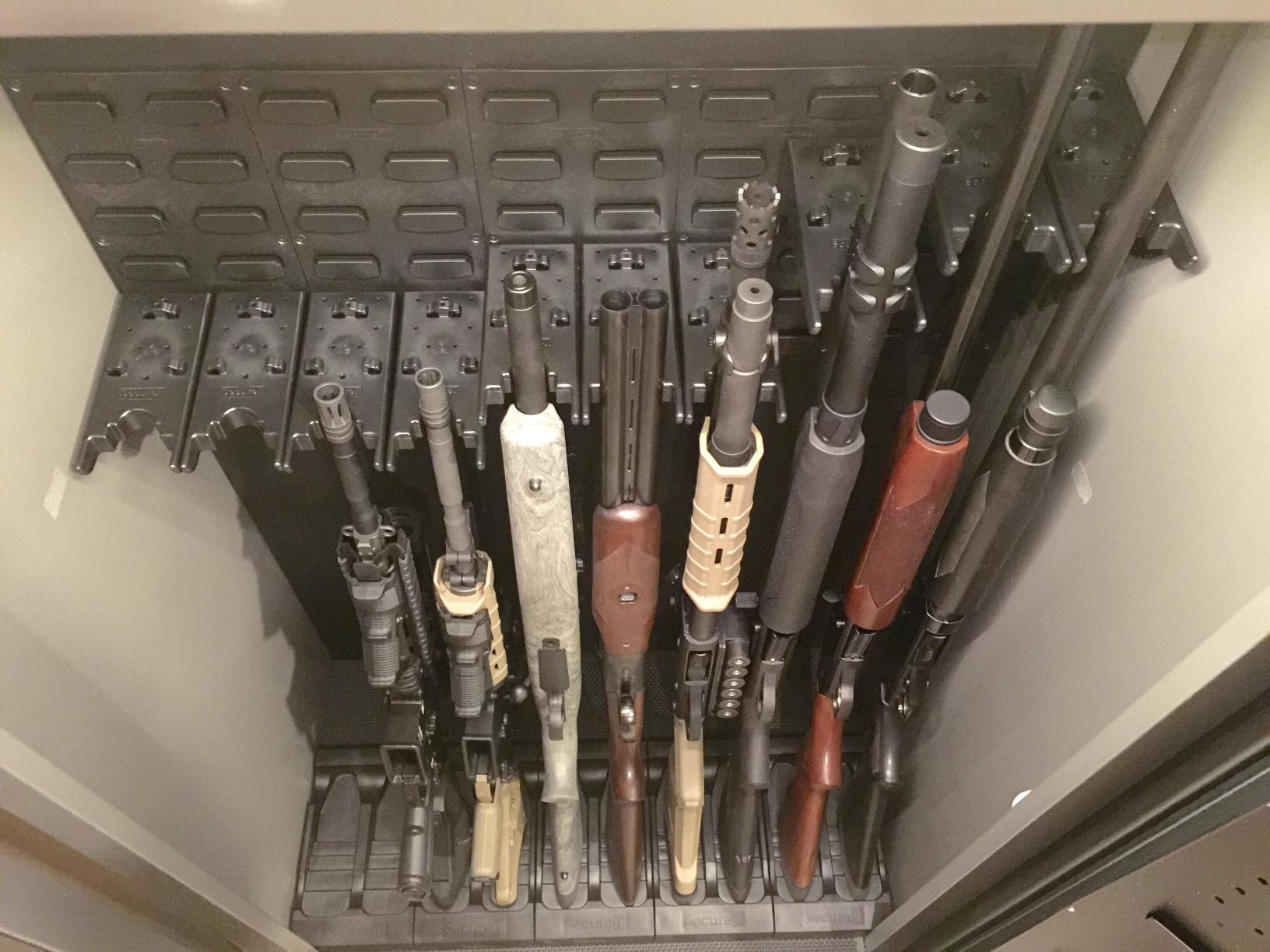 SecureIt Gun Storage Gun Safe Kit: Retrofit 6 - Safely Organize Your Guns with This Easy to Use Modular System, Protect Your Guns Investment from Scratches. customer photo 2