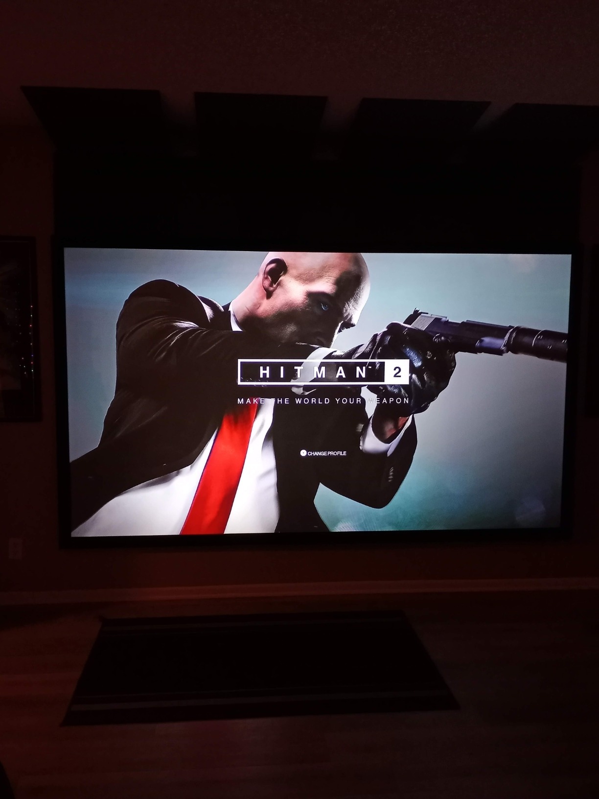 Elite Screens 120-Inch ALR Projector Screen 16:9 - Ceiling & Ambient Light Rejecting, Fixed Frame Wall Mounted, ISF-Certified CineGrey 3D for Home Theater, Standard Throw Projectors, ER120DHD3 customer photo 2