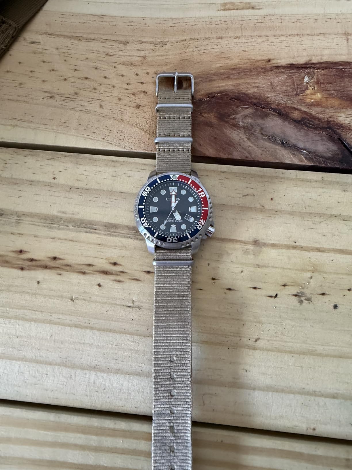 Citizen Promaster Dive Eco-Drive Watch, 3-Hand Date, ISO Certified, Luminous Hands and Markers, Rotating Bezel customer photo 2