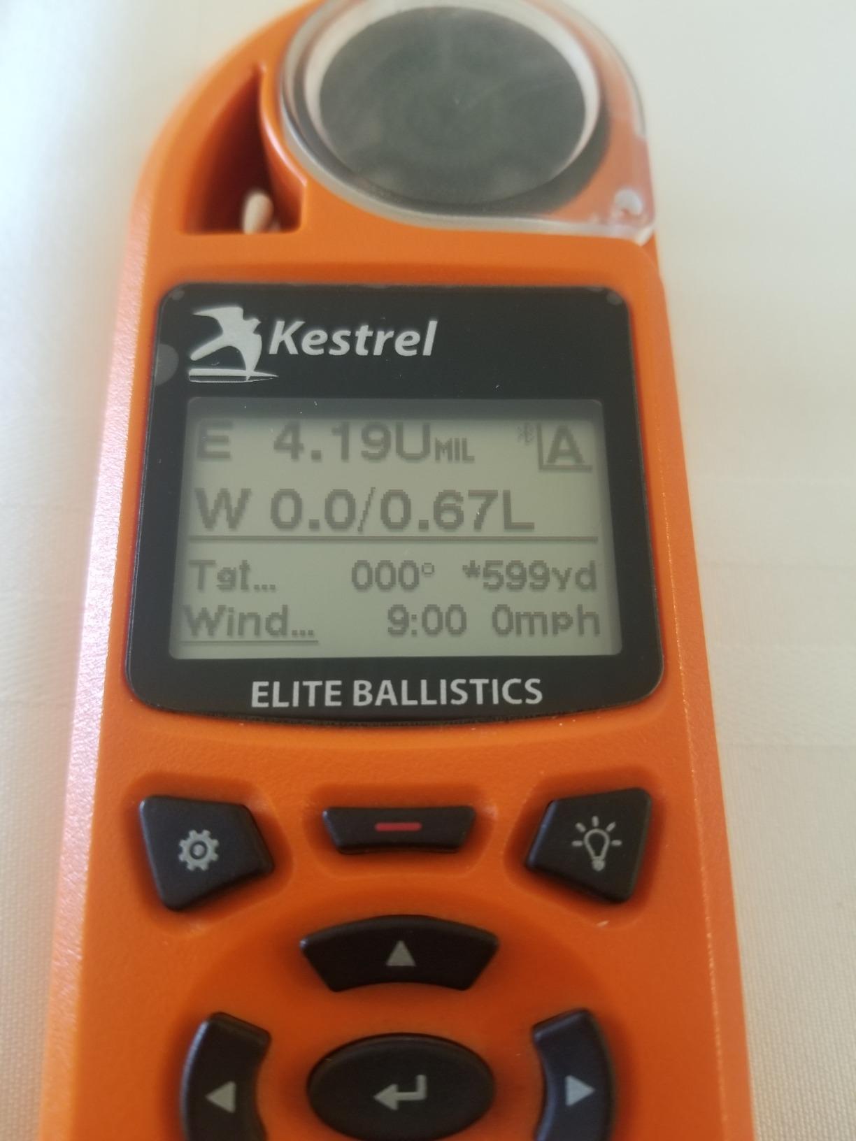 Kestrel Elite Weather Meter with Applied Ballistics and Bluetooth Link, Tan customer photo 2
