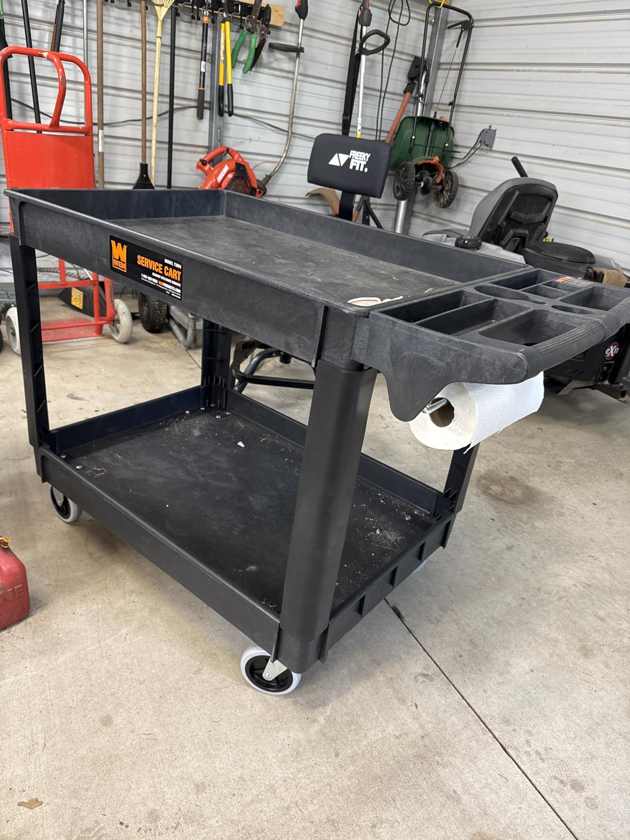 WEN 500-Pound Capacity 46 By 25.5-Inch Extra Wide Service Utility Cart customer photo 2