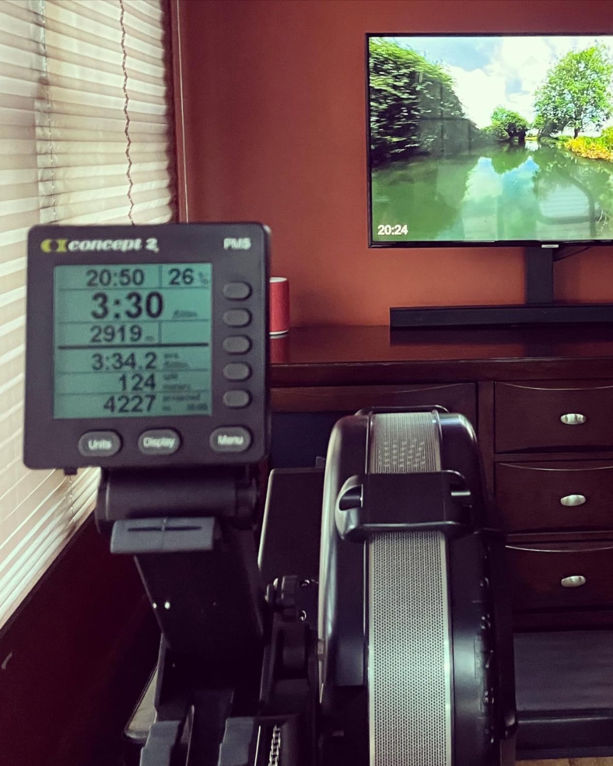 Concept2 RowErg Indoor Rowing Machine with Tall Legs - PM5 Monitor, Adjustable Air Resistance, Easy Storage customer photo 2