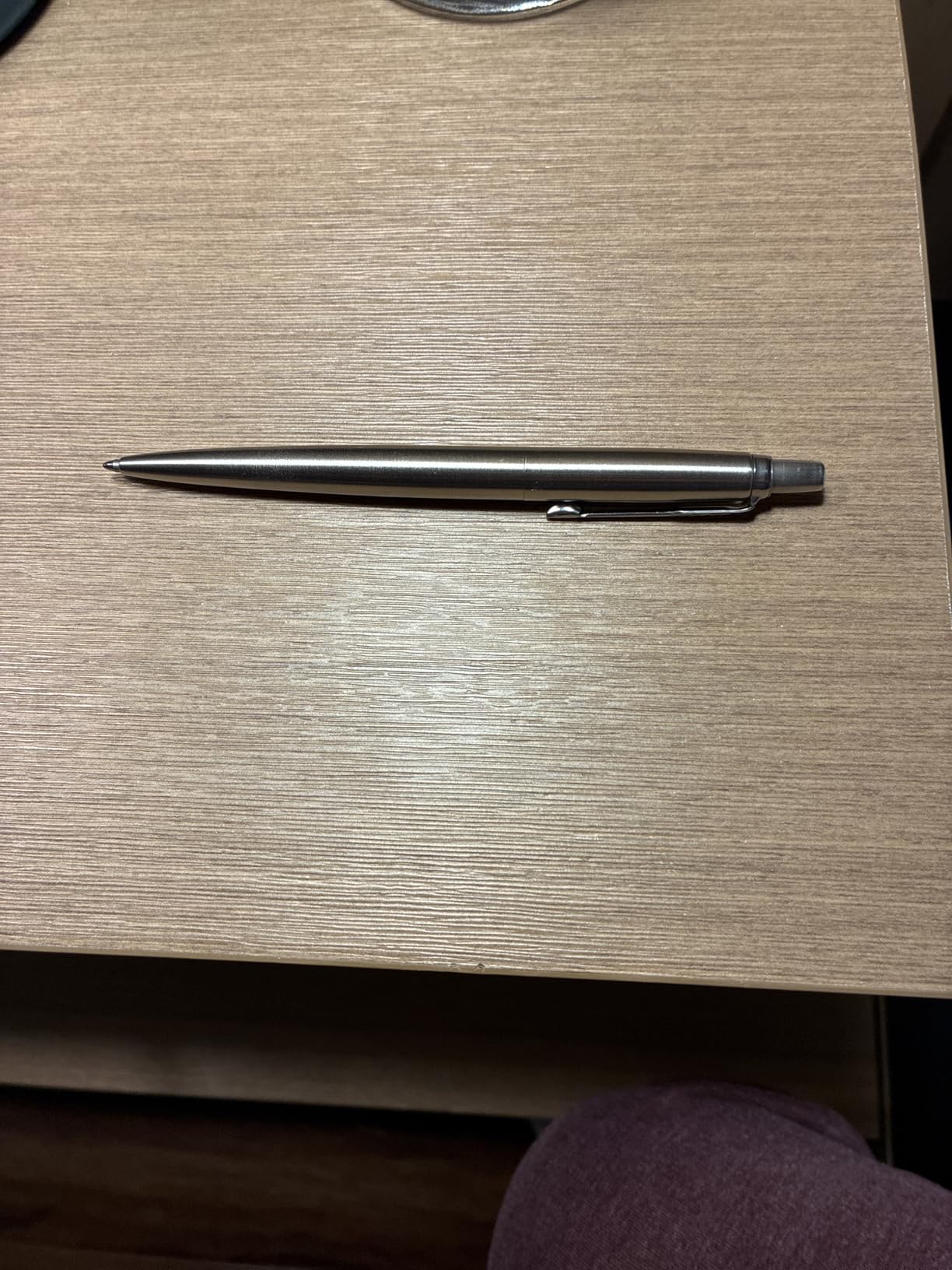 Parker Jotter Ballpoint Pen, Stainless Steel with Chrome Trim, Medium Point, Blue Ink - Smooth Writing, Sleek, Polished, Professional, Desk Essentials customer photo 1