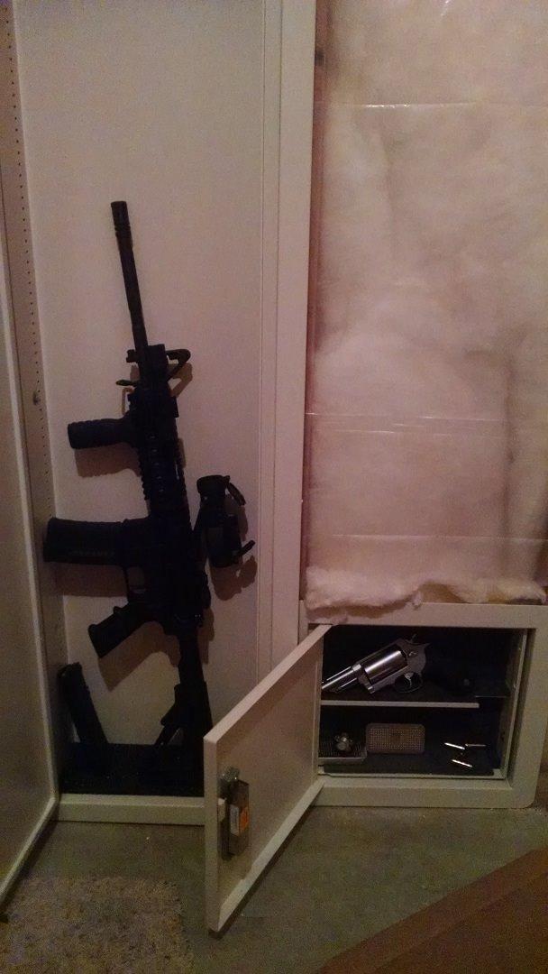 Closet Vault II Gun Safe & in-Wall Cabinet, Off White customer photo 2