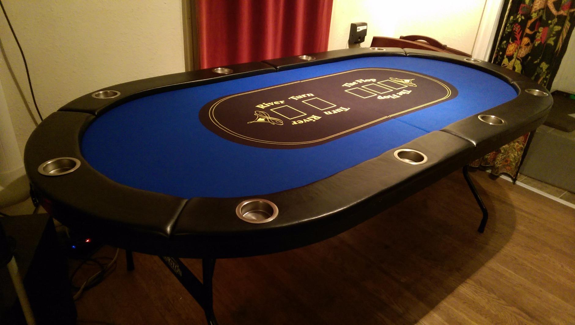 Barrington Poker Multiple Styles Folding Poker Table & Poker Table Top/Dining Table Collection, Durable Padded Rail Tables with Felt Playing Surface, Perfect for Texas Holden Games customer photo 2
