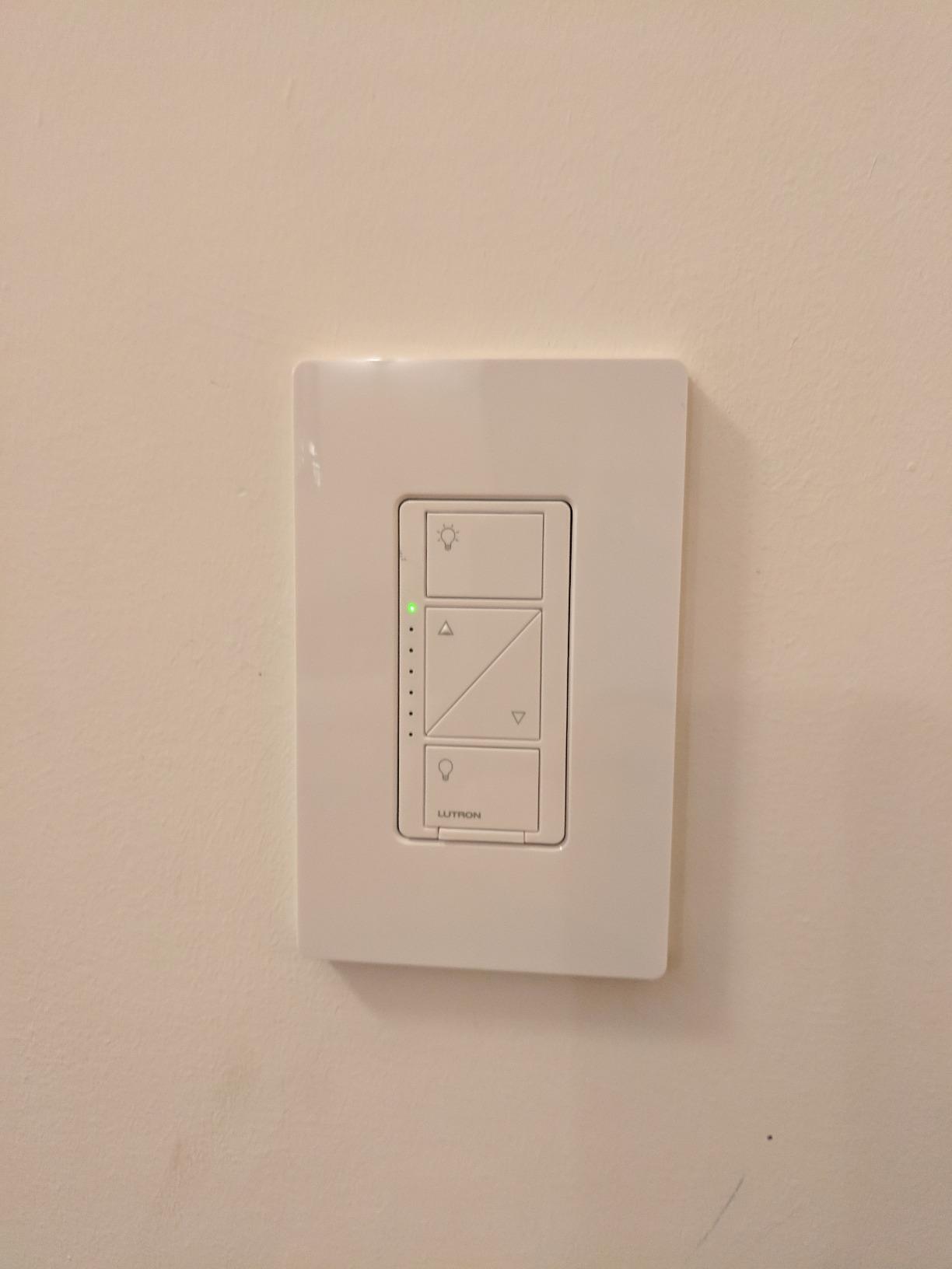 Lutron Caseta Deluxe Smart Dimmer Switch Kit, 2 Dimmer Switches, 2 Wall Plates, 2 Pico Remotes, and Smart Hub, No Neutral Required, Works with Alexa, Apple Home, Ring, & Google Home, P-BDG-PKG2W-A customer photo 2