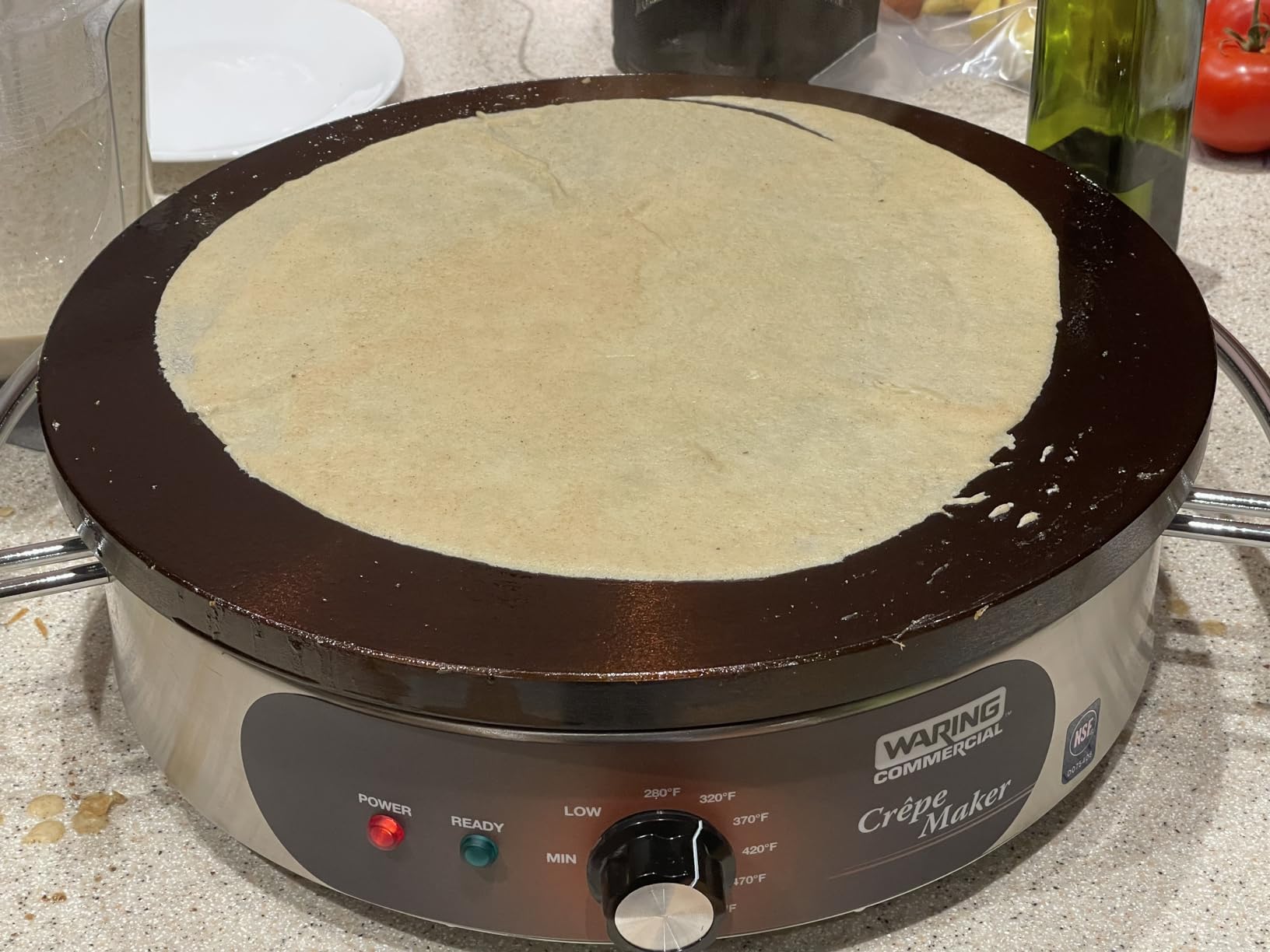 Waring Commercial WSC165BX Crepe Maker, 208V, Stainless Steel, Silver customer photo 1