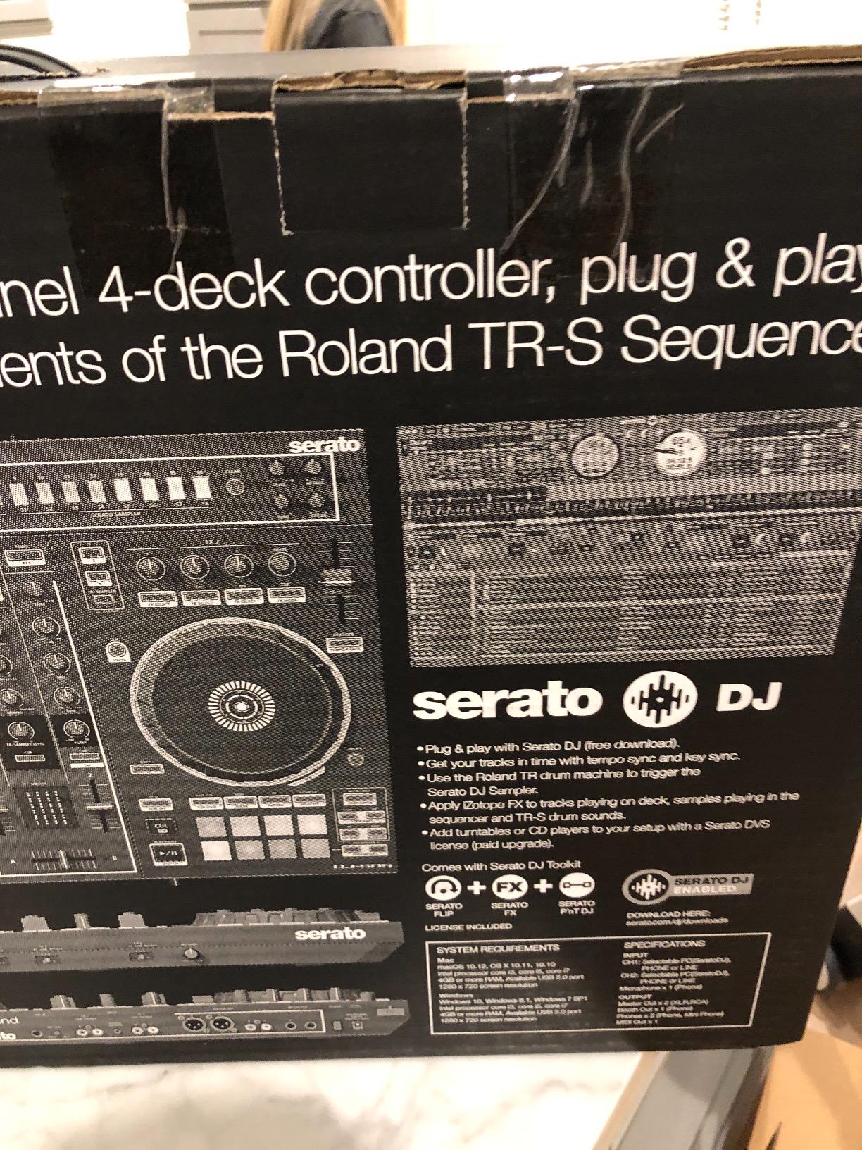 Roland DJ-505 Two-Channel, Four-Deck Serato DJ Controller customer photo 3