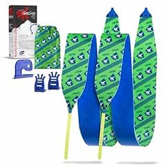 Gecko Premium Standard Ski Skins | Adjustable ski Length | with Knife, pre-Mounted Front and end Systems, Skin Pocket | Climbing Skin | Touring Skin | Adhesive Skin | Climbing aid| Mohair customer photo 1