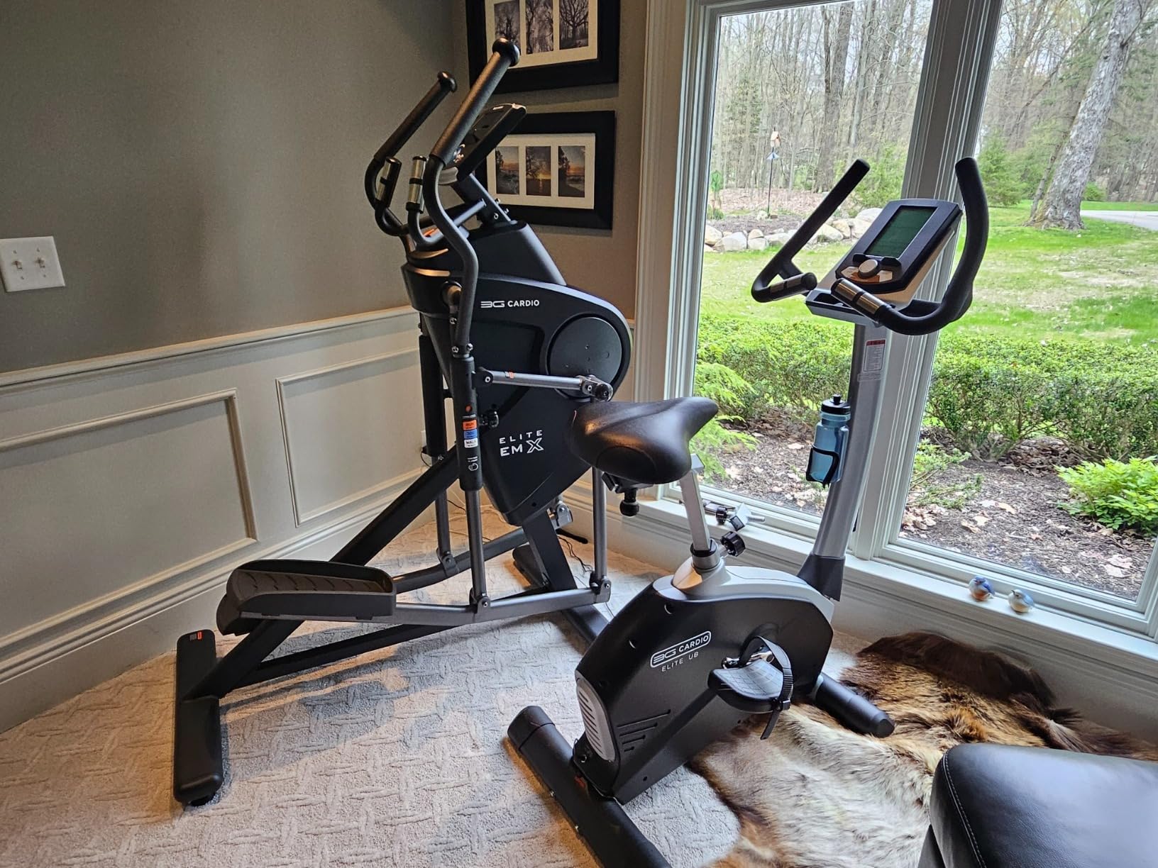 3G Cardio Elite UB X Upright Bike - FreeSync FTMS Bluetooth Smart App Connectivity - Tablet Shelf - Compact 41