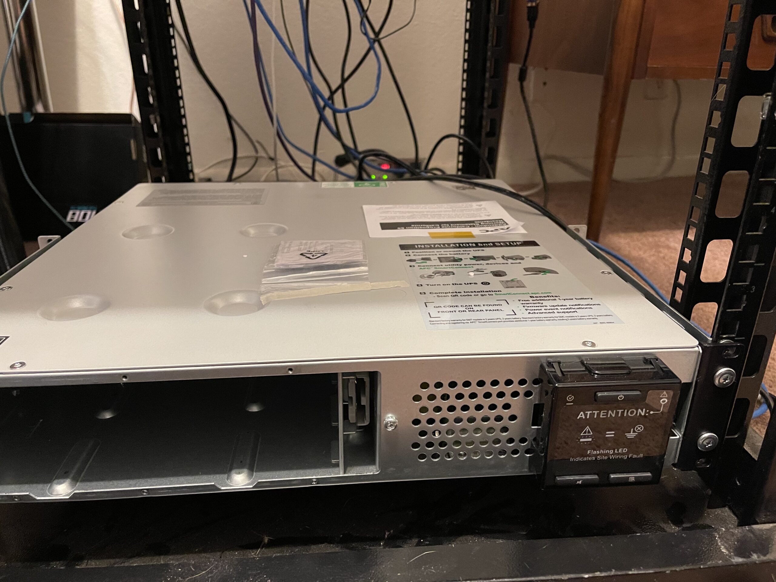 APC 1500VA Smart UPS with SmartConnect, SMC1500C Sinewave UPS Battery Backup, AVR, 120V, Line Interactive Uninterruptible Power Supply customer photo 1