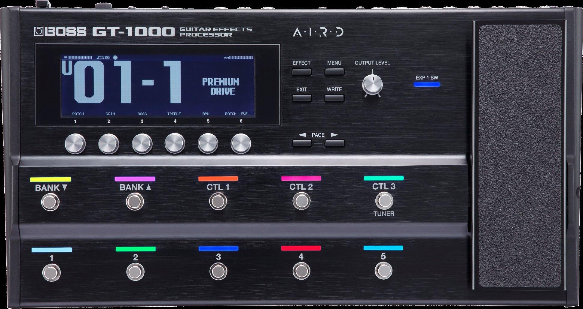 Boss GT-1000 Guitar Multi-Effects Pedal with AIRD Technology customer photo 1