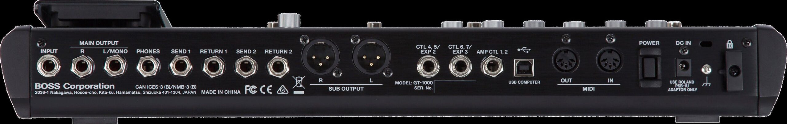 Boss GT-1000 Guitar Multi-Effects Pedal with AIRD Technology customer photo 2