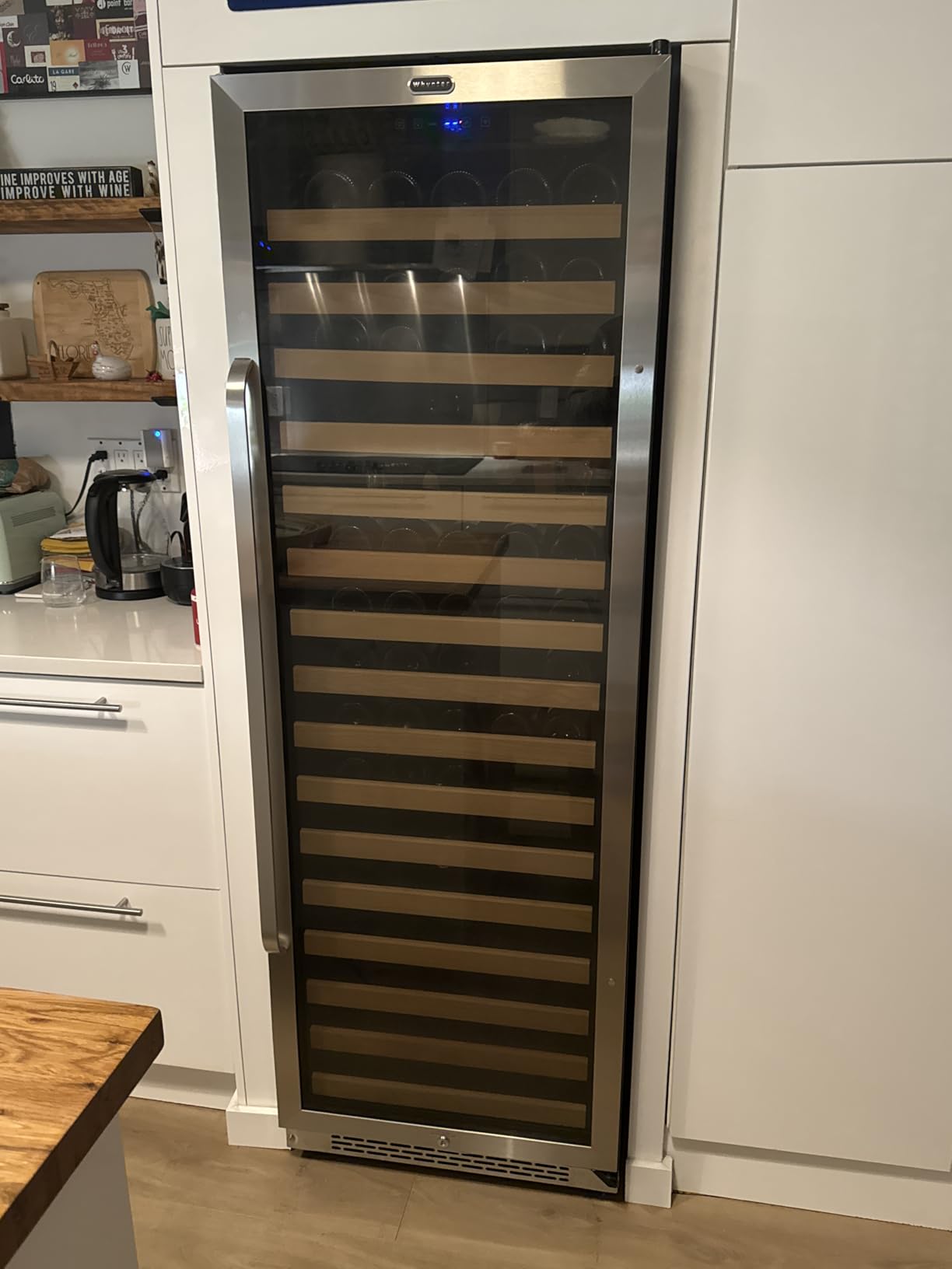 Whynter BWR-0922DZ 92 Built-in or Freestanding Stainless Steel Dual Zone Compressor Large Capacity Wine Refrigerator customer photo 1