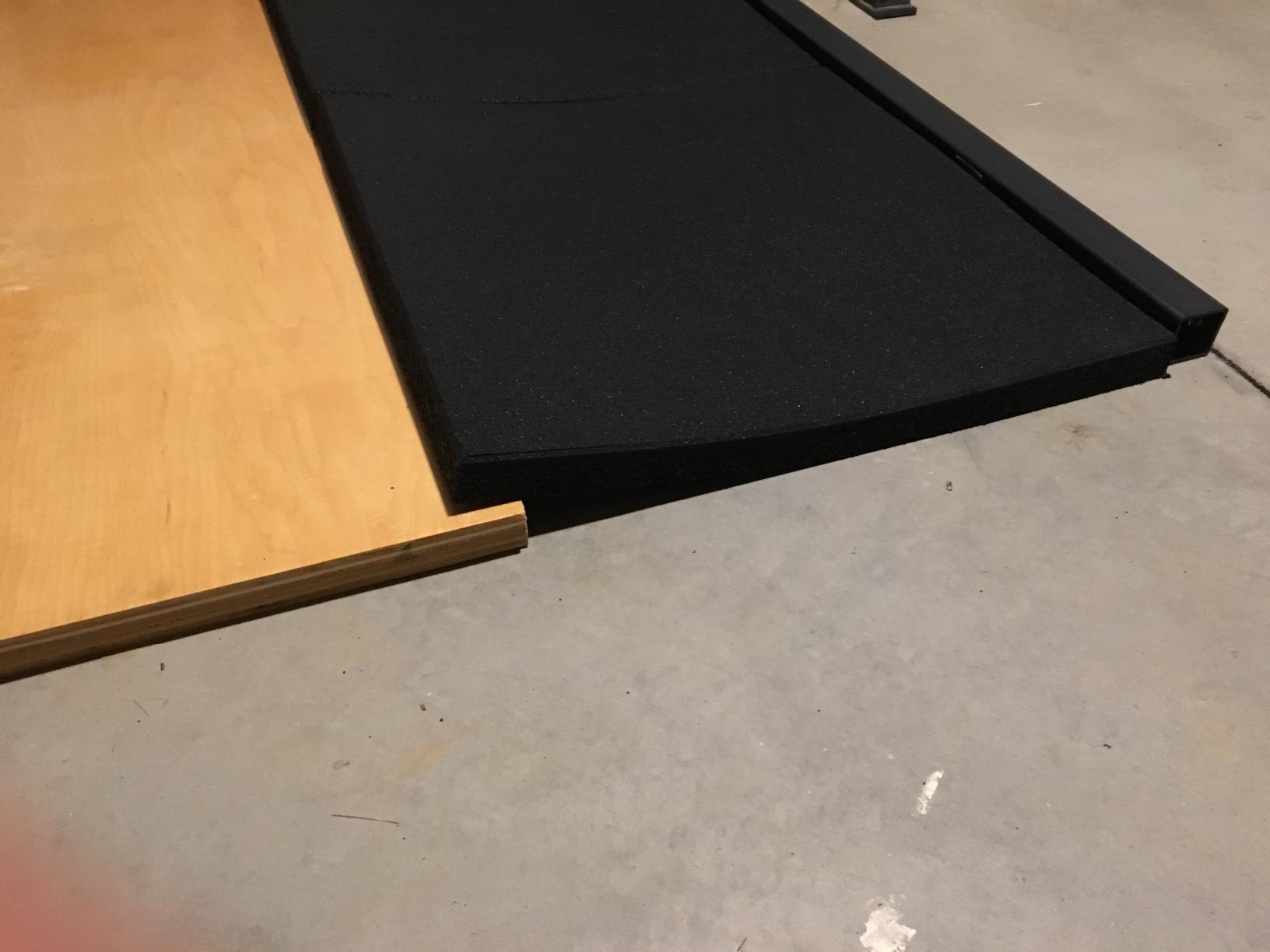 Titan Fitness Half Deadlift Platform, 8FT x 4FT Bolt-Together Steel Frame with 4 Pack Rubber Tiles, Olympic Strength Training Dedicated Lifting Space customer photo 1