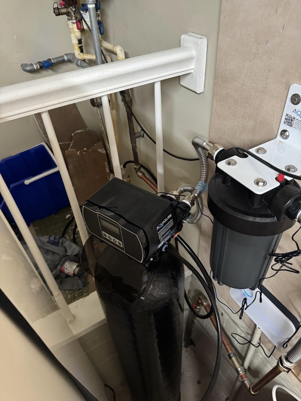 Aquasure Harmony Series 32,000 Grains Whole House Water Softener with High Performance Automatic Digital Metered Control Head | Reduces Hardness and Improves Water Quality | for 1-2 bathrooms customer photo 1