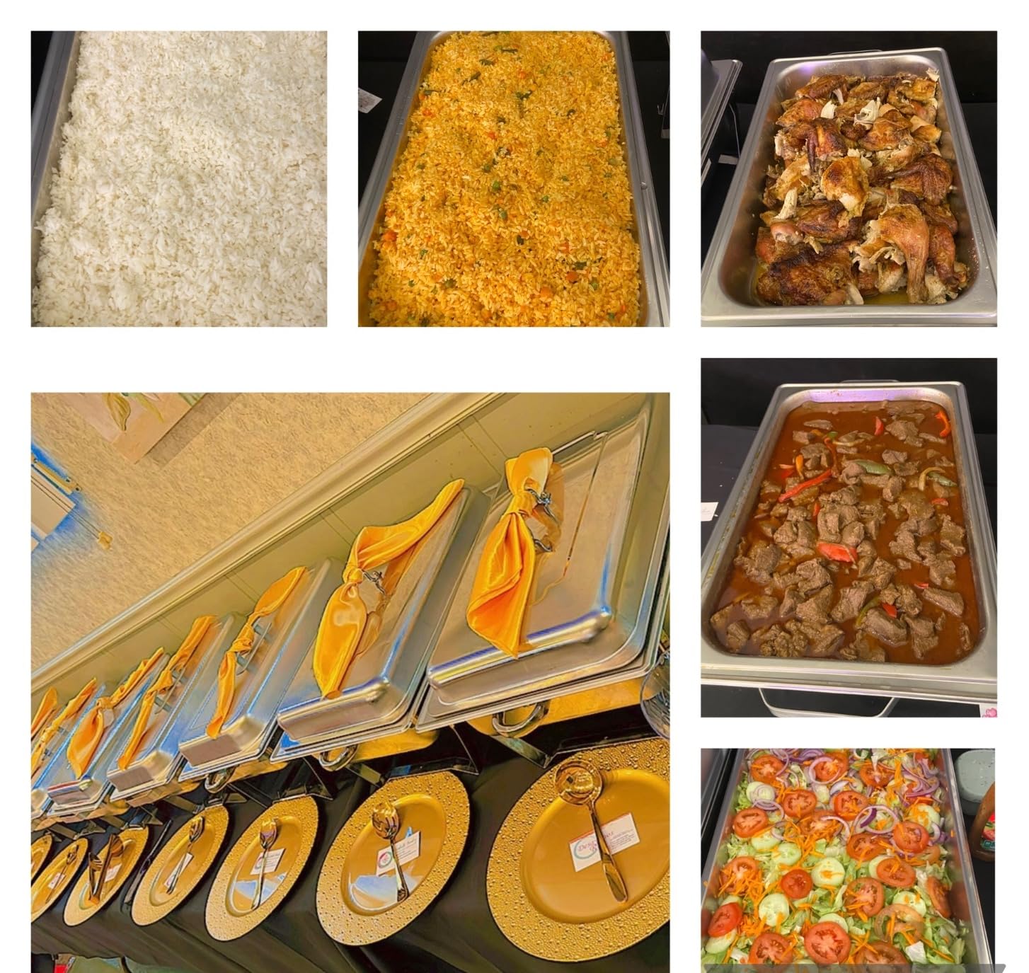 ROVSUN Chafing Dishes for Buffet 4 Pack, 9QT Chafing Dishes with Rolled-Edge Design customer photo 1