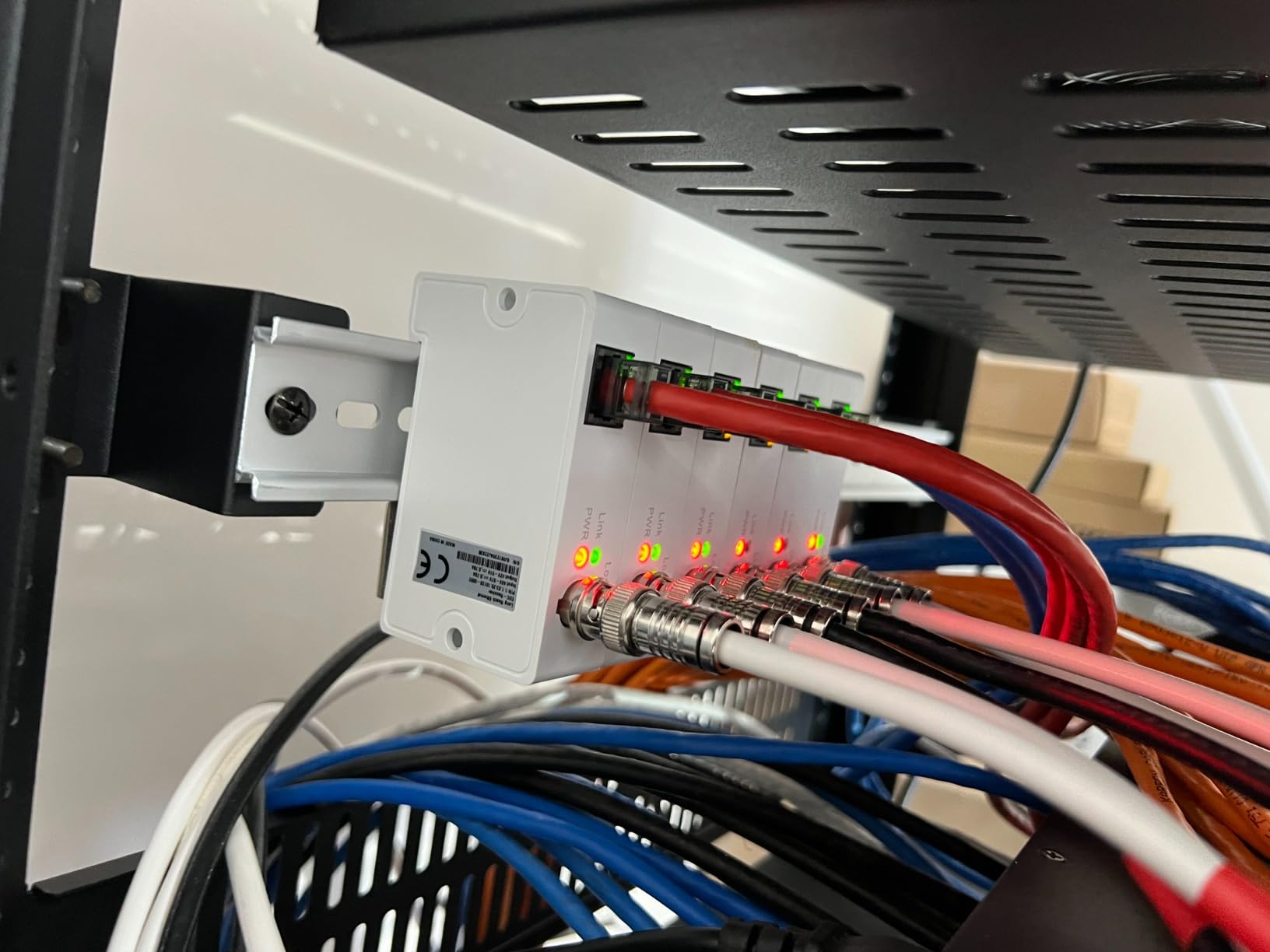 LINOVISION POE Over Coax EOC Converter IP Over Coax Max 3000ft Power and Data Transmission Over Regular RG59 Coaxial Cable for Upgrading Analog Surveillance System to IP Surveillance System customer photo 1
