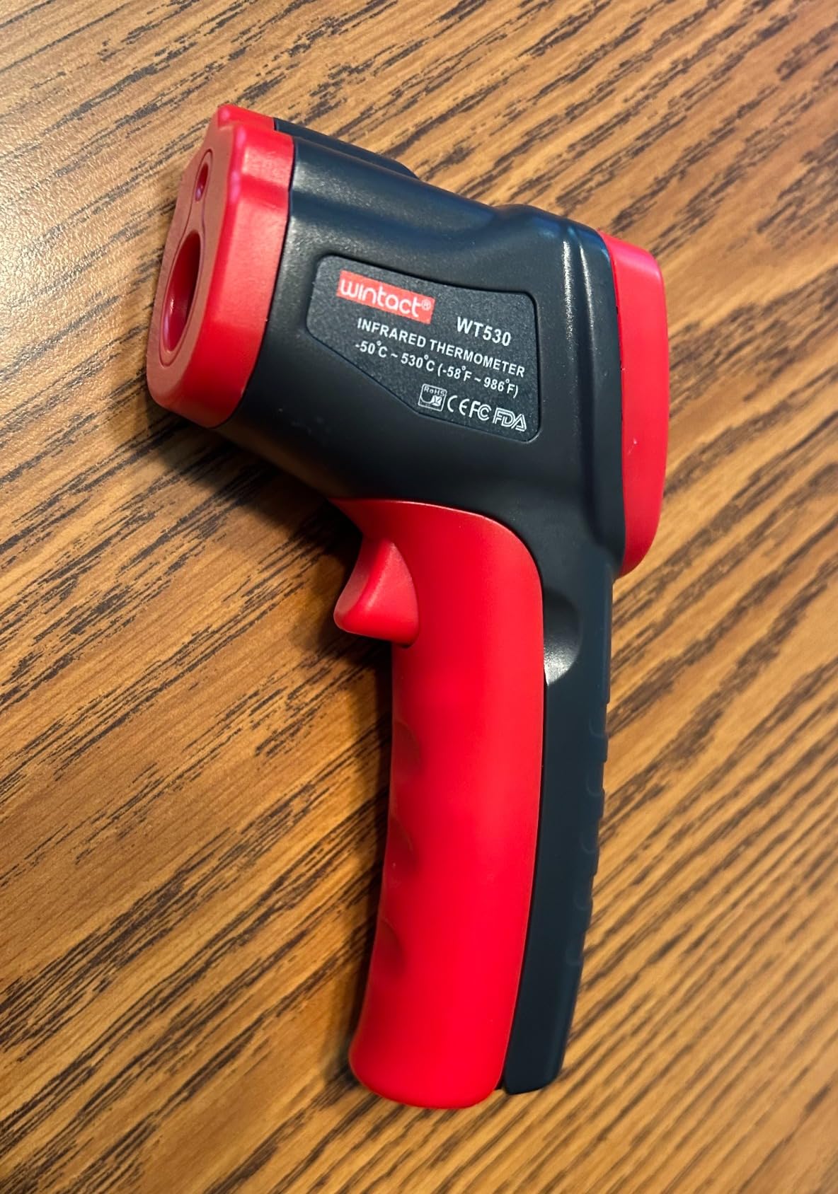 Wintact Infrared Thermometer Temperature Gun -58℉ to 1094℉, Digital IR Heat Surface Temp Gun, Non-Contact Laser Thermal Gun for Cooking Food, BBQ, Pizza Oven, Grill, Griddle Accessories customer photo 1