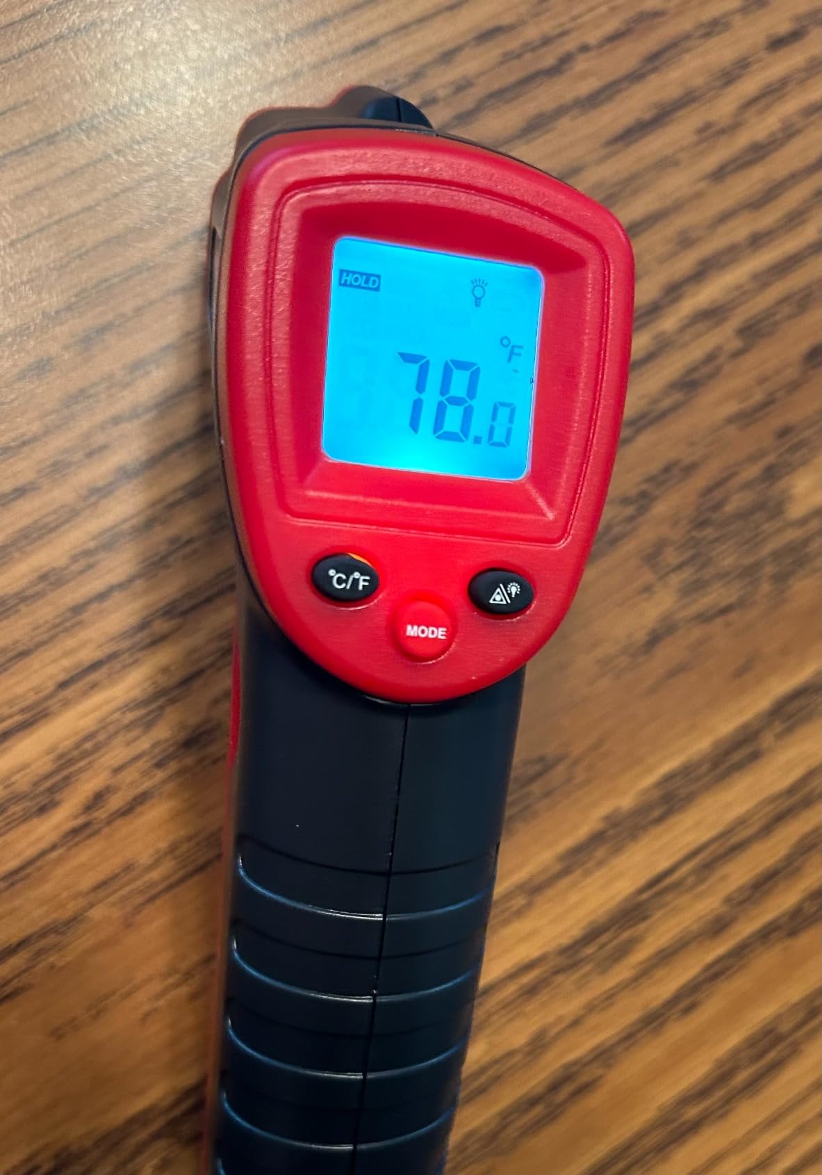 Wintact Infrared Thermometer Temperature Gun -58℉ to 1094℉, Digital IR Heat Surface Temp Gun, Non-Contact Laser Thermal Gun for Cooking Food, BBQ, Pizza Oven, Grill, Griddle Accessories customer photo 2