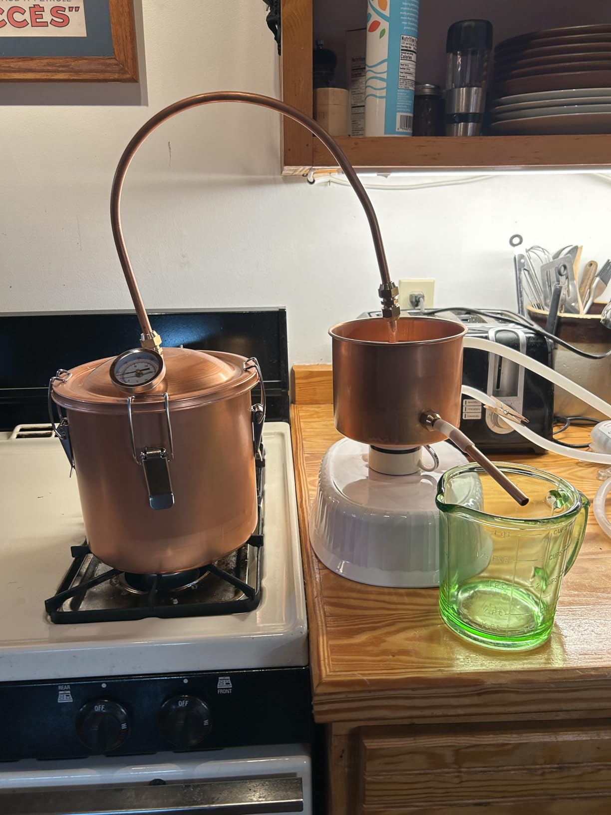 Kingsunshine 1.5 Gallon Pure Copper Boiler Pot Alembic Still Wine Alcohol Water Distiller customer photo 1