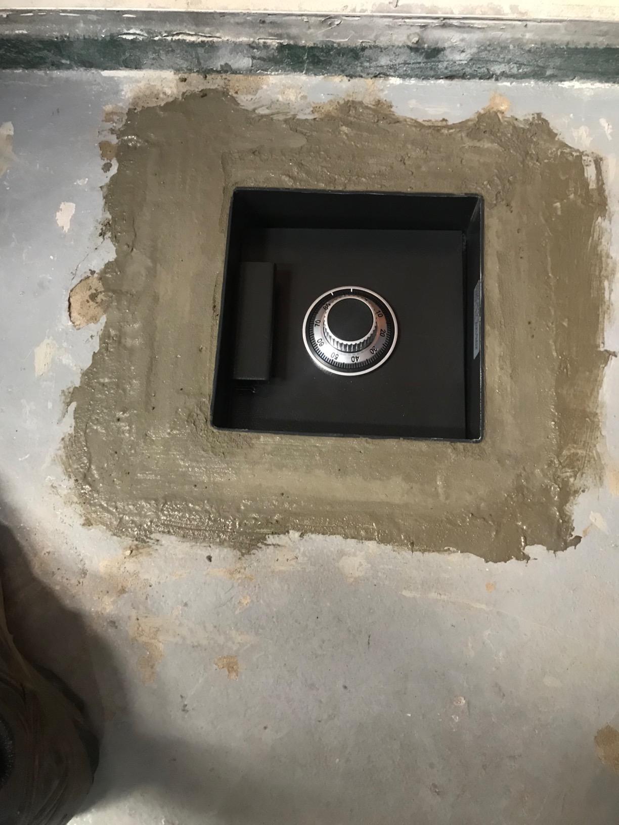 Protex IF-1212C II Floor Safe, under ground safe, LaGard group II combination lock, Sturdy steel cover, Drill resistant carburized hard plate, Powder coat finish customer photo 1