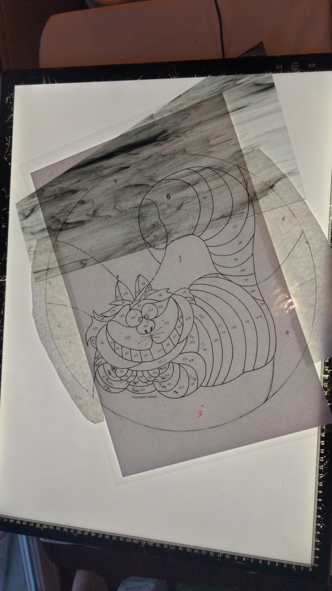 HSK A2 LED Artist Tracing Light Box Copy Table, Adjustable High Brightness Light Pad for Tattoo Drawing, Sketching, Animation, Diamond Painting Accessories customer photo 2