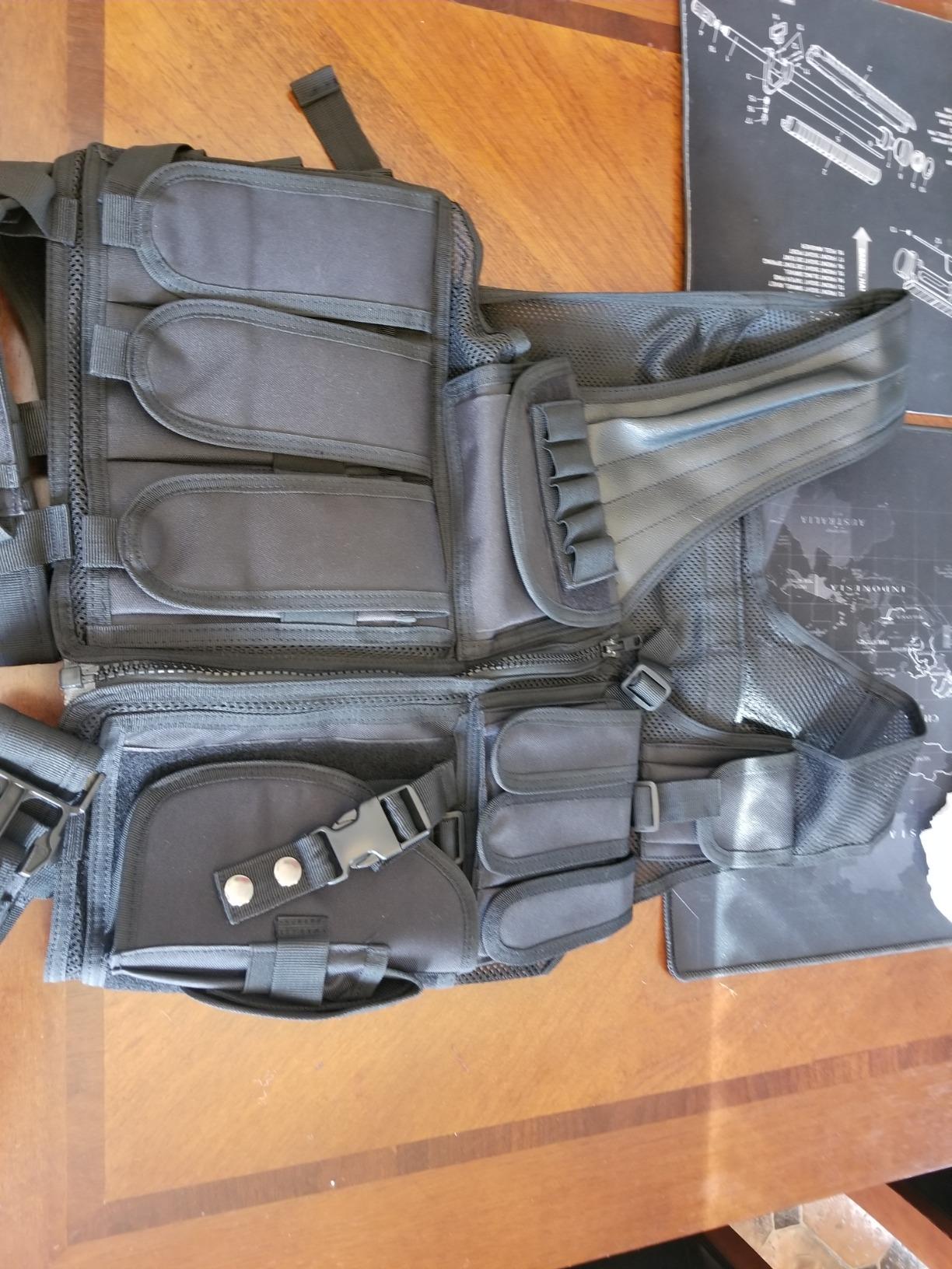 Marmot Tactical Vest Durable Mesh Vest with Detachable Belt & Holster for Subcompact/Compact/Standard Pistol customer photo 2
