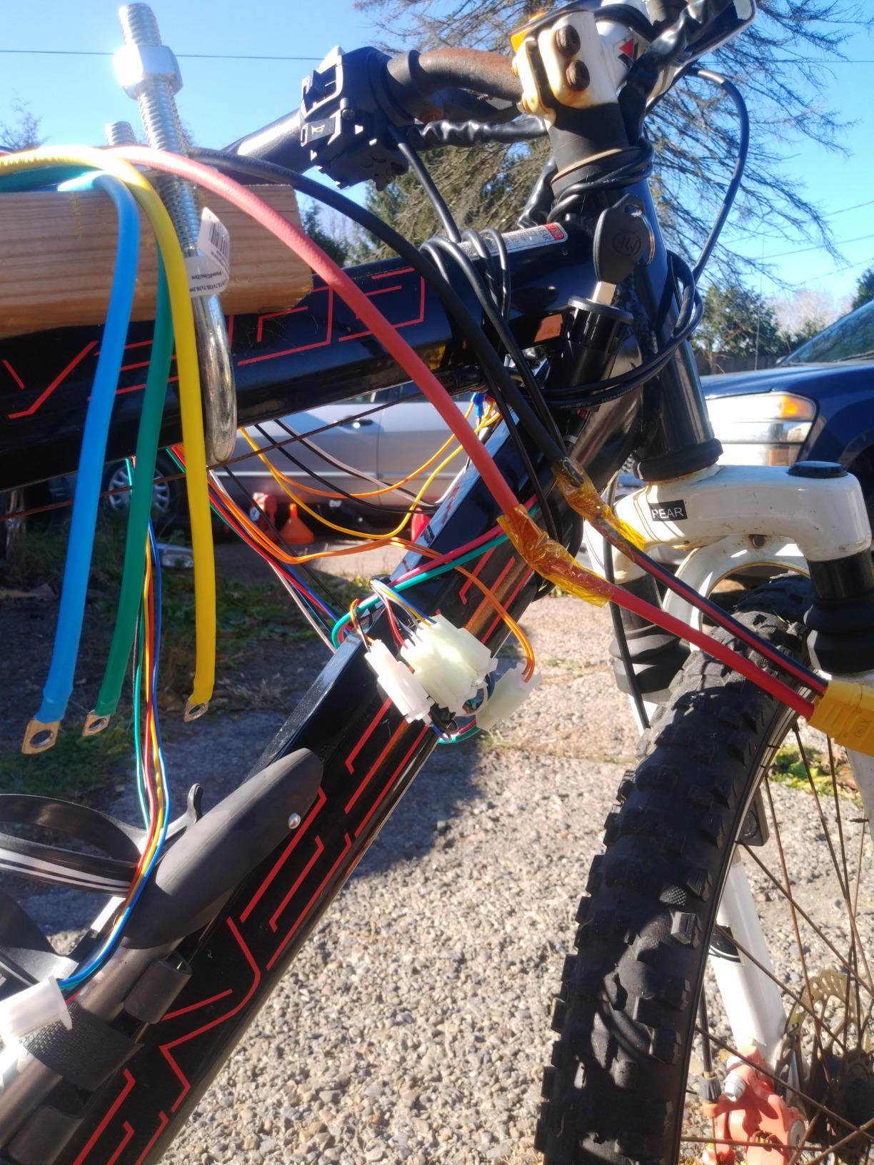 BLDC 72V 3000W Brushless Motor Kit with 24 Mosfet 50A Controller and Throttle Foot Pedal for Electric Scooter Engine Motorcycle DIY Part Conversion Kit (6 Part in 1 and Motor with Foot) customer photo 1