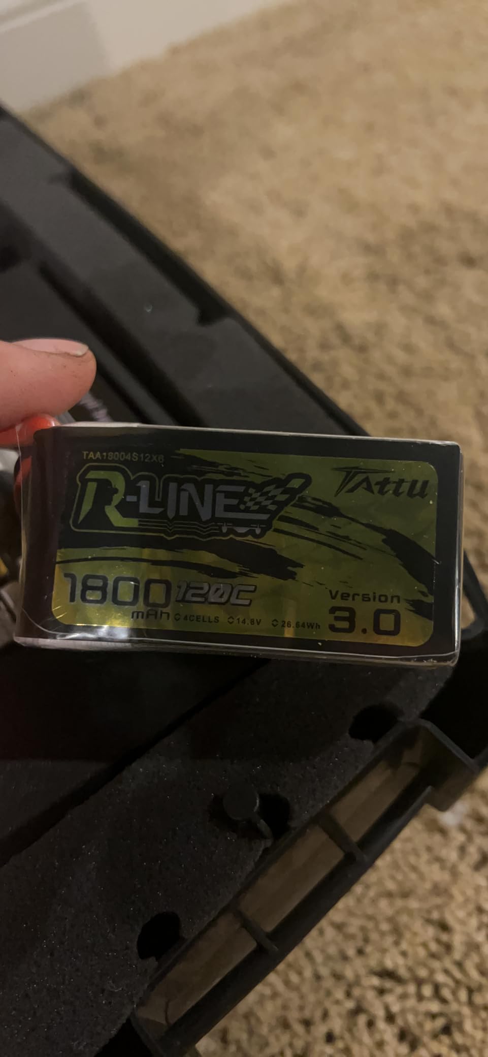 TATTU RLine Version 3.0 1300mAh 14.8V 120C 4S LiPo Battery Pack with XT60 Plug for RC Boat Truck Heli Airplane UAV Drones FPV customer photo 2