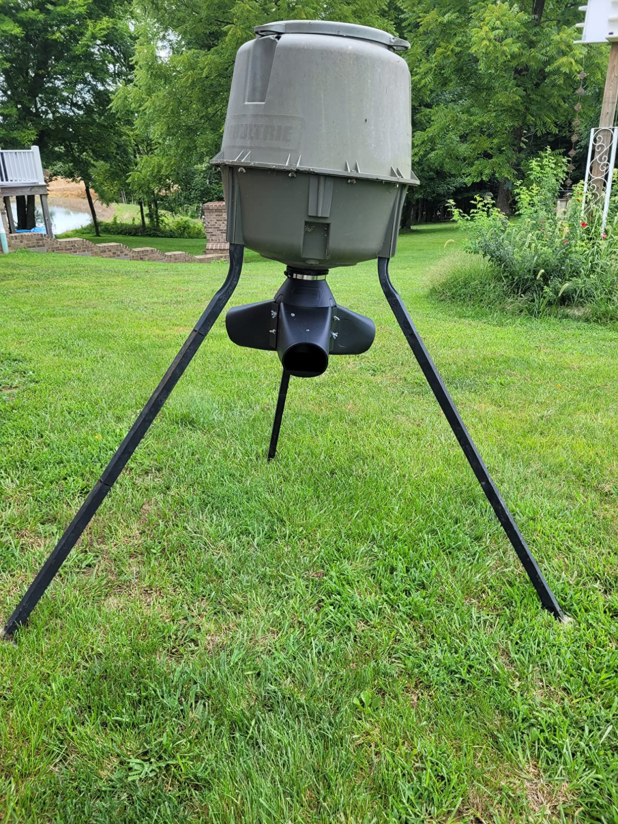 Moultrie Gravity Feeder Kit with Quick-Lock Adapter - No-Timer, No-Battery Gravity Feed for Corn or Protein Pellets customer photo 1