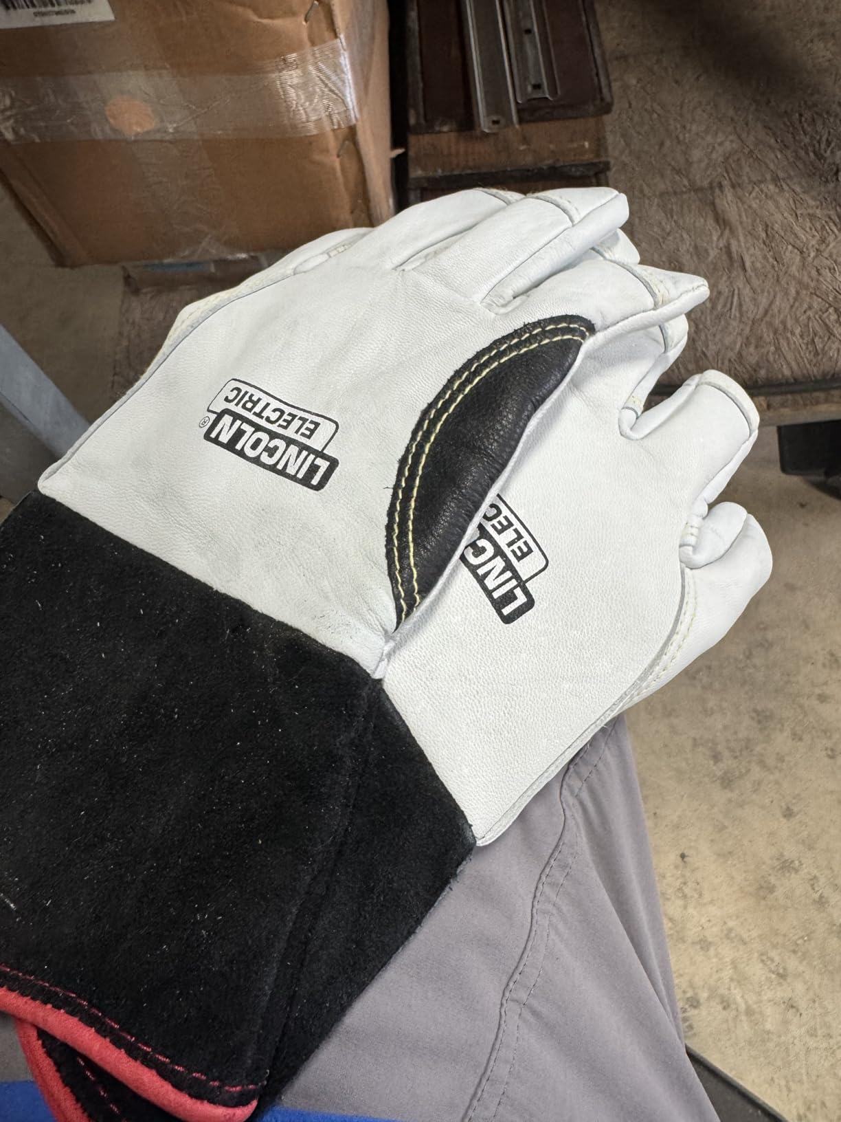 Lincoln Electric Premium TIG Welding Gloves | Top Grain Leather | High Dexterity | K2983-L customer photo 1