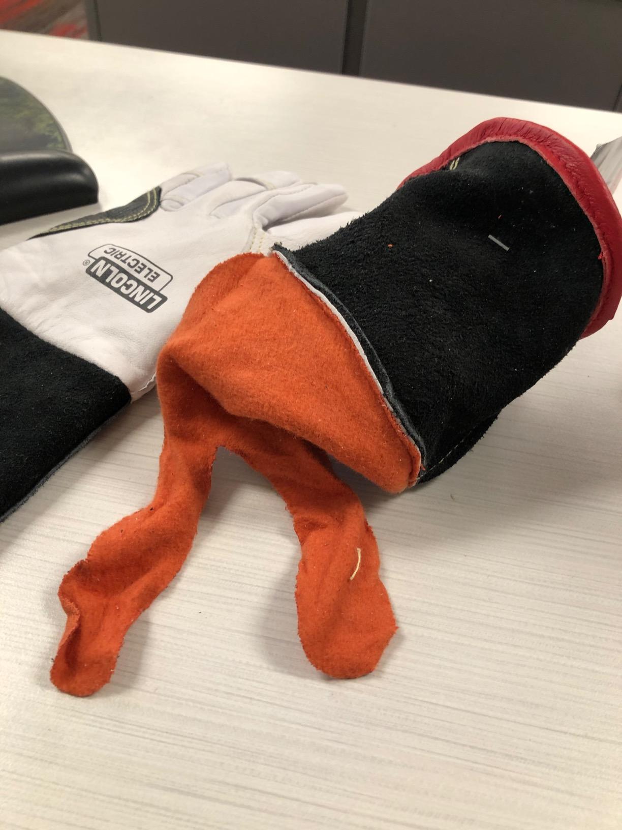 Lincoln Electric Premium TIG Welding Gloves | Top Grain Leather | High Dexterity | K2983-L customer photo 2