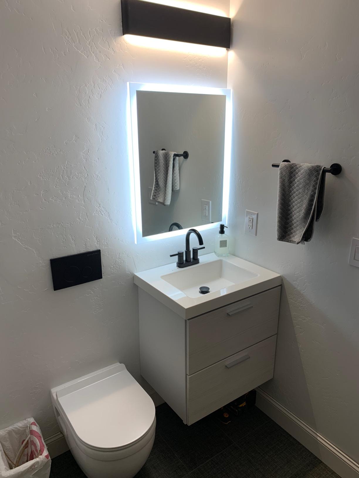 Swiss Madison Well Made Forever SM-WT450, Ivy Wall Hung Elongated Toilet Bowl 0.8/1.28 GPF Dual Flush customer photo 2