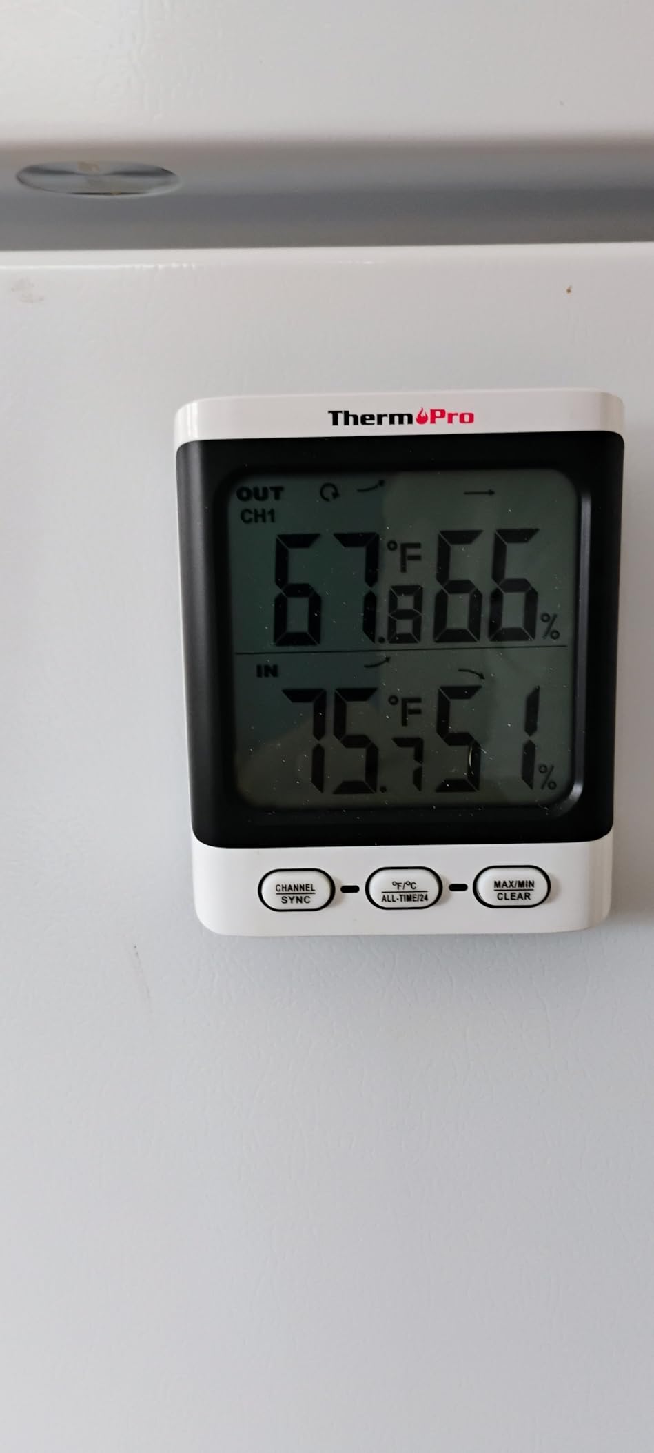 TempPro Indoor Outdoor Thermometer Wireless, 500 ft Outside Thermometer with Cold-Resistant Sensor, Outdoor Thermometer Waterproof for Patio with 3.3