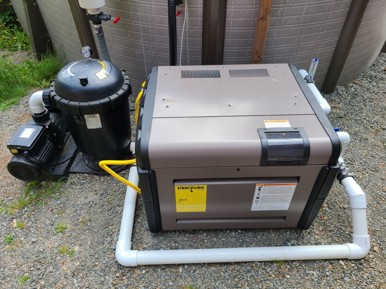 Hayward Pool Heater for Inground Pools Universal H-Series 400,000 BTU (Propane Gas Pool Heater) Pool and Spa Heater W3H400FDP Replacement for H400FDP customer photo 1