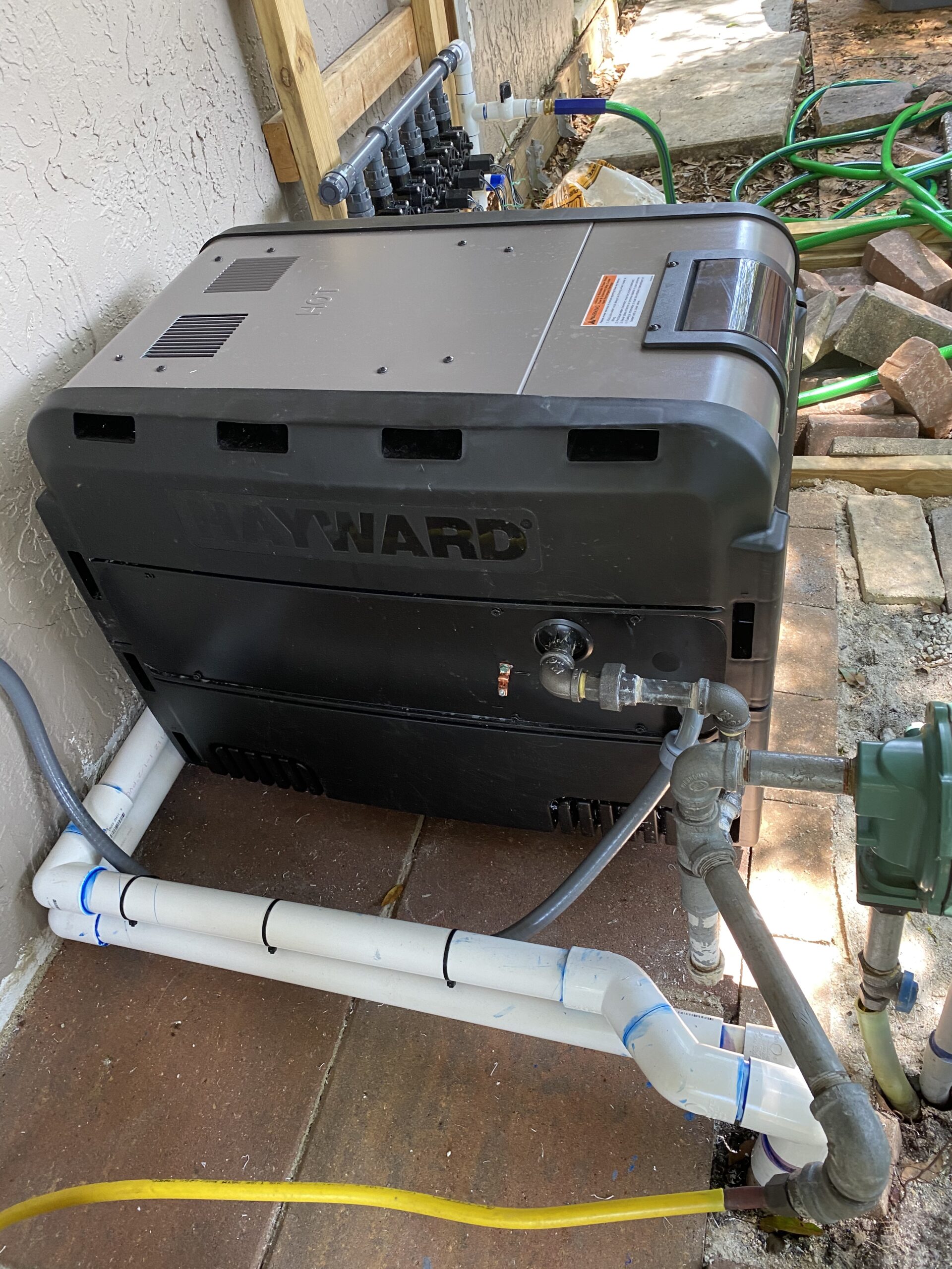 Hayward Pool Heater for Inground Pools Universal H-Series 150,000 BTU (Natural Gas Pool Heater) Pool and Spa Heater W3H150FDN Replacement for H150FDN customer photo 2