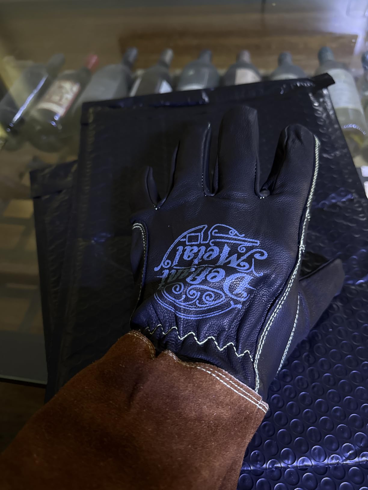 TIG Welding Gloves - Premium Black Goatskin Leather customer photo 2