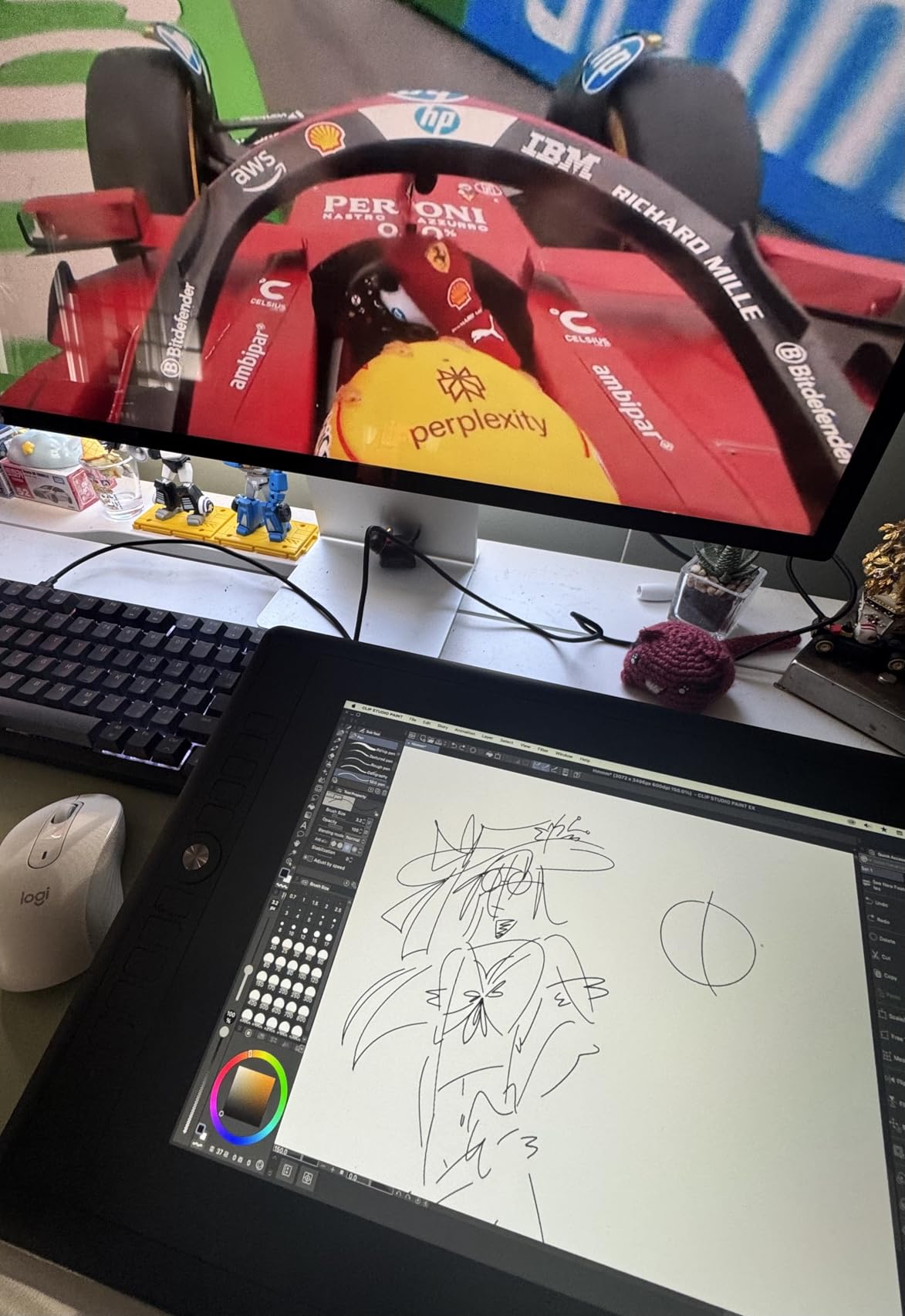 GAOMON PD1161 Drawing Tablet 11.6 Inch IPS Tilt Support Pen Display - Drawing Pad with 8 Shortcuts and 8192 Levels Battery-Free AP50 Stylus Black customer photo 2