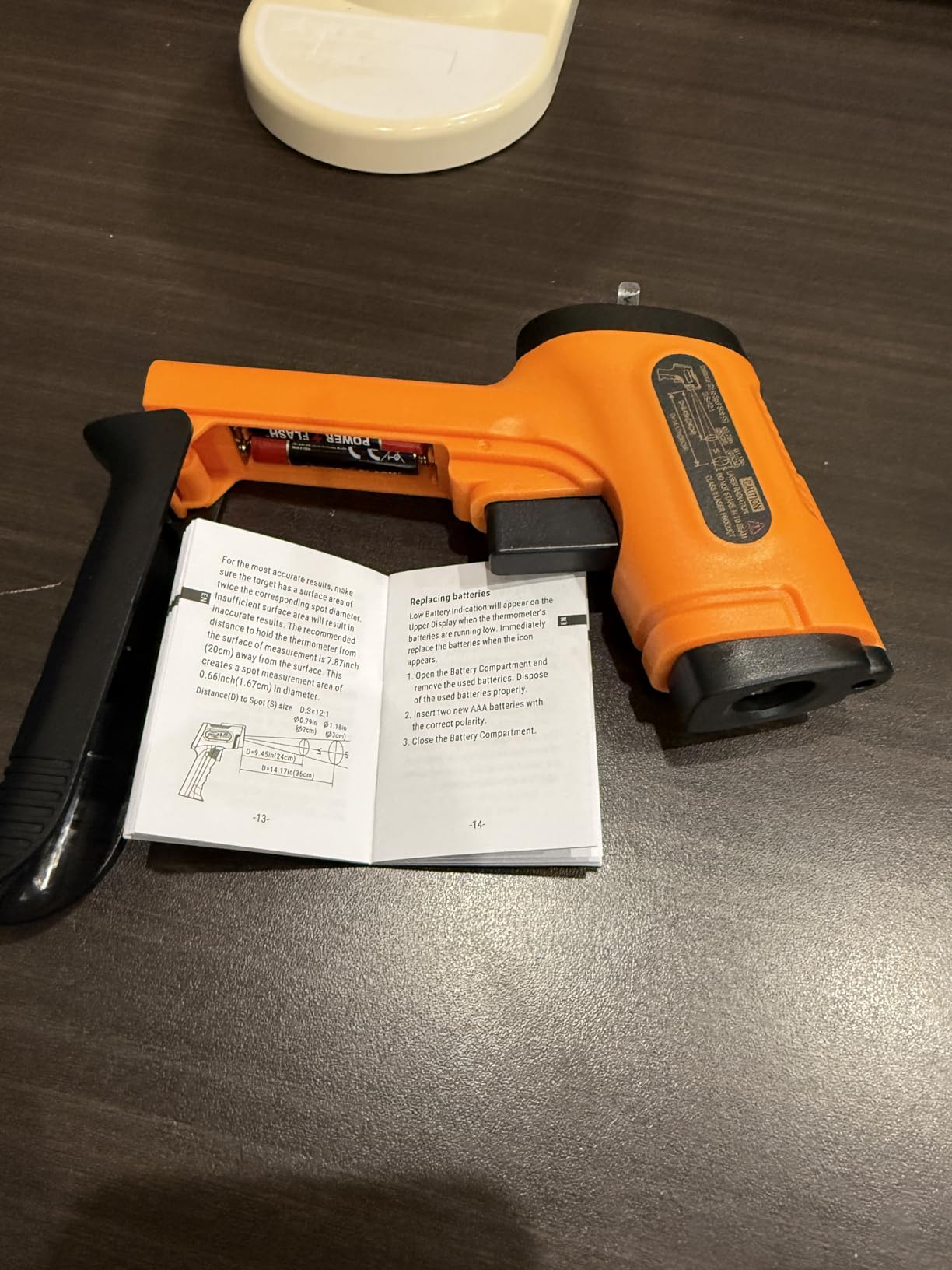 TempPro TP30 Infrared Thermometer Gun, Laser Thermometer for Cooking, Pizza Oven, Griddle, Engine, HVAC, Temperature Gun with Adjustable Emissivity & Max Measure -58°F ~1022°F (Previously ThermoPro) customer photo 1