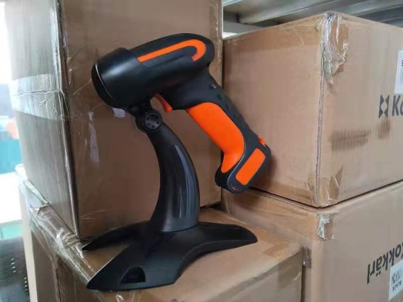 Tera Pro (Extreme Performance) Industrial Wireless Barcode Scanner 2D QR 1D Bar Code Reader 2.4G Wireless 2500mAh Compatible with Bluetooth Drop Resistant for Windows Mac Android iOS Model 8100 Orange customer photo 1