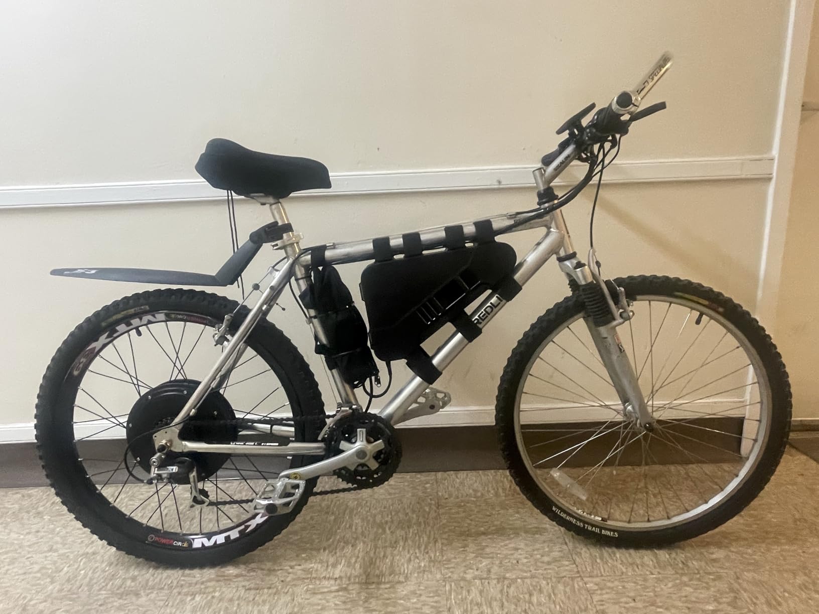 NBPOWER USA FreeShipping !High Power e Bike kit 52v 2000W Electric Bike Conversion kit with KT 40A Sine Wave Controller,KT LCD8H Color Display, 7 Speed flywheel customer photo 1