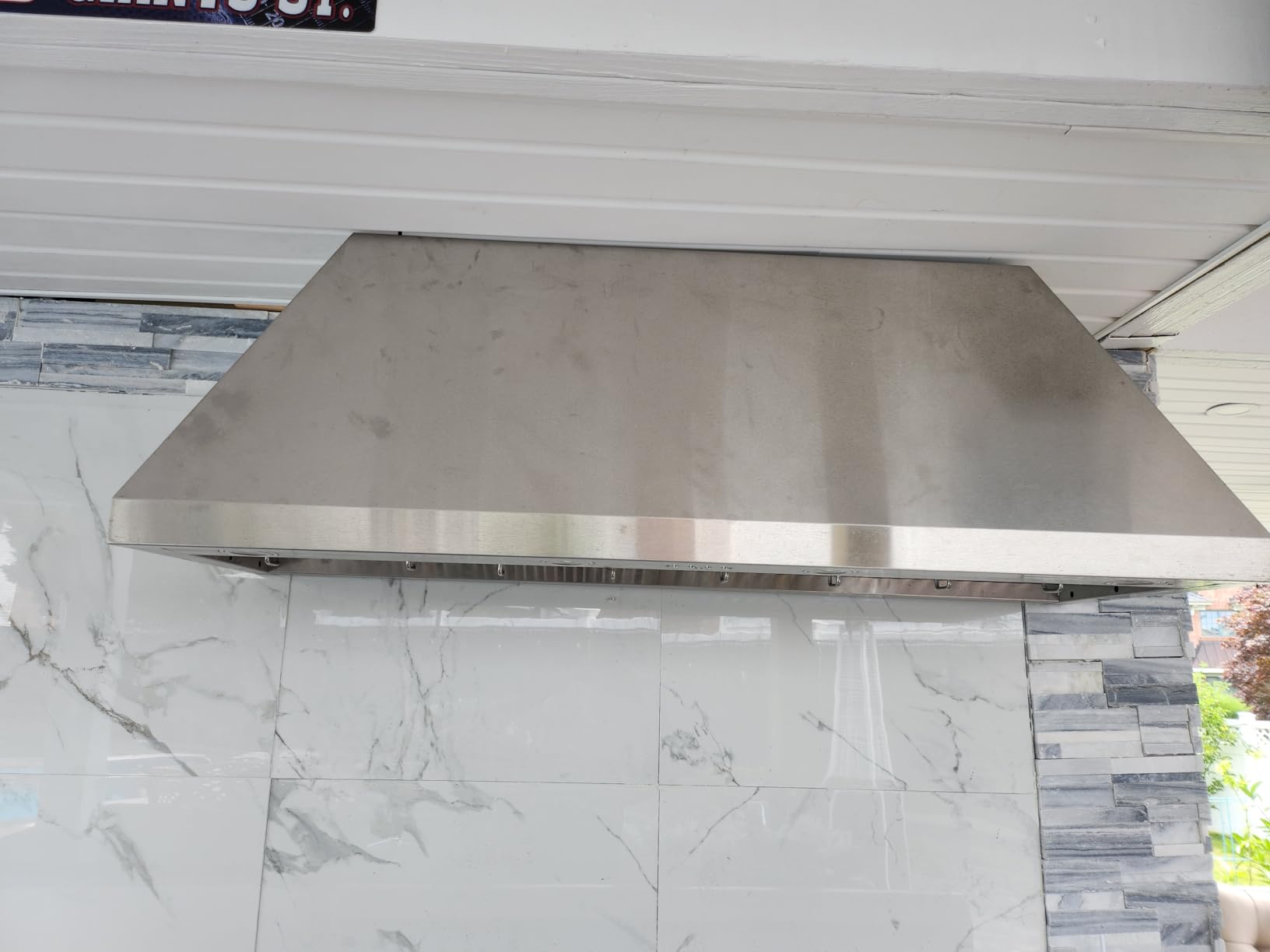 CT Copper Tailor Built-in Range Hood Insert Vent 48 Inch, 1150 CFM with 4-Speed Fan, LED Light, Dishwasher-safe Baffle Filter, Stainless Steel customer photo 2